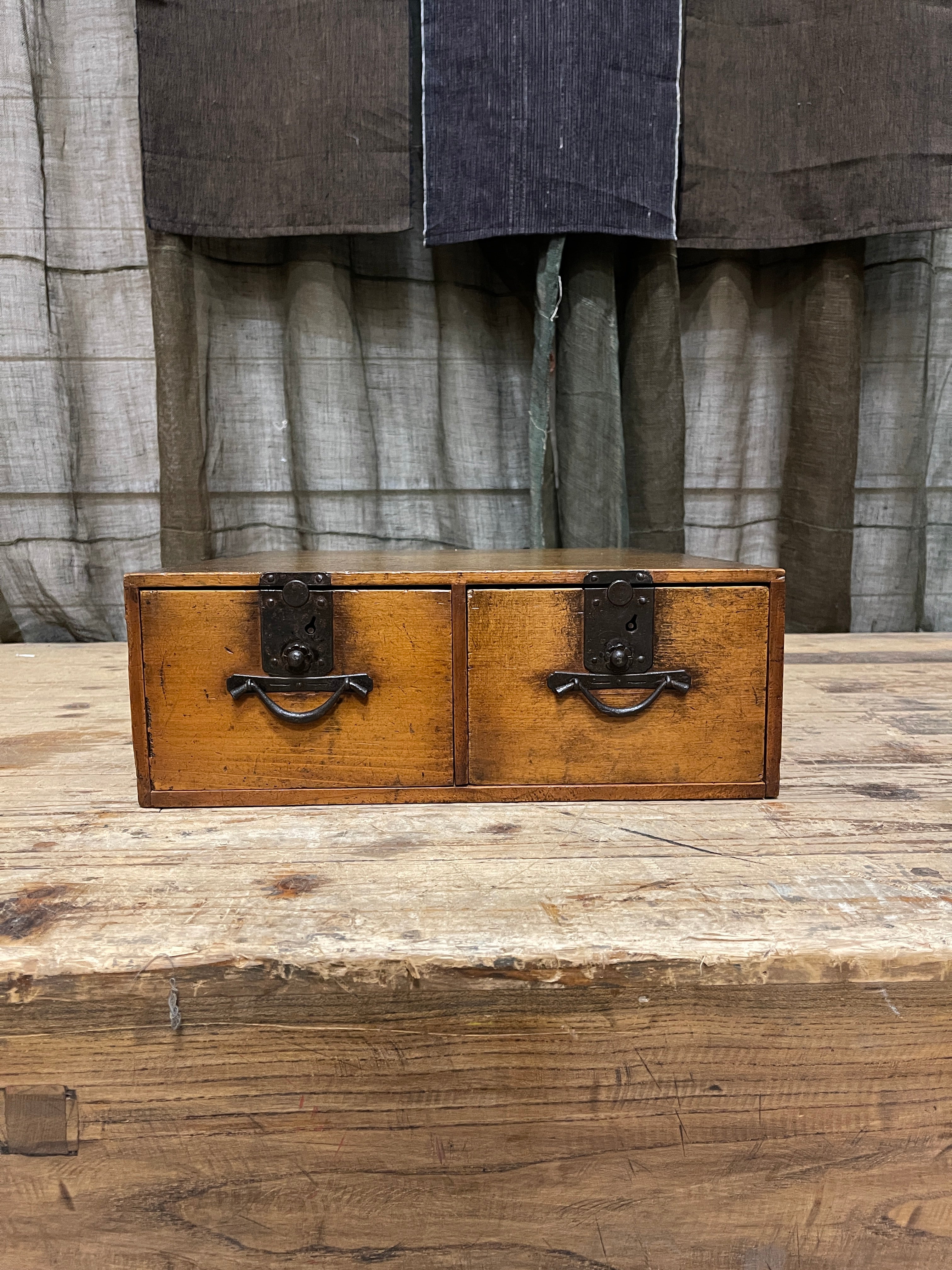 Japanese Merchants Chest From Shiga - Cypress | Meiji