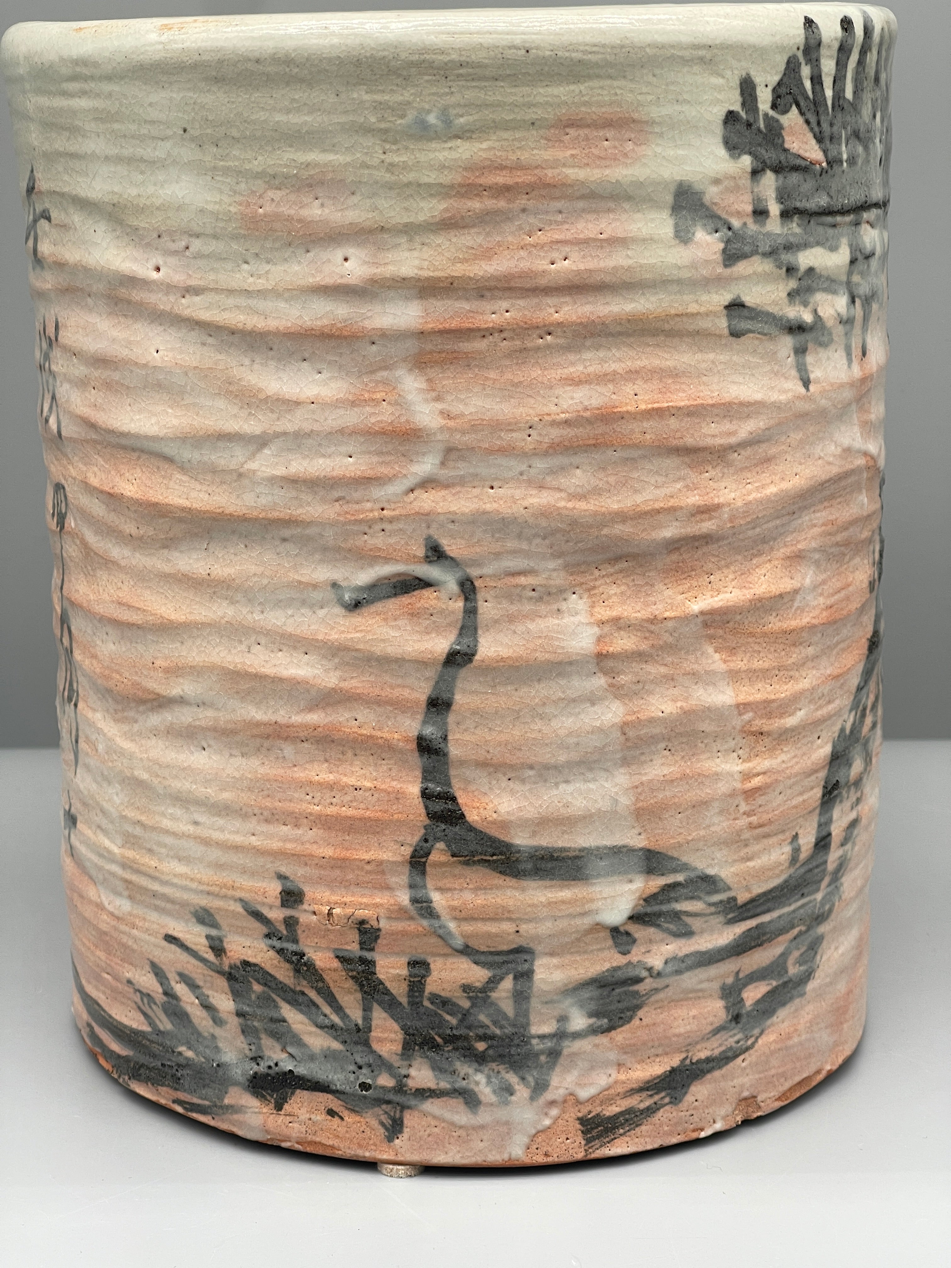 Japanes Porcelain Hagi-Ware Hibachi | c.1960