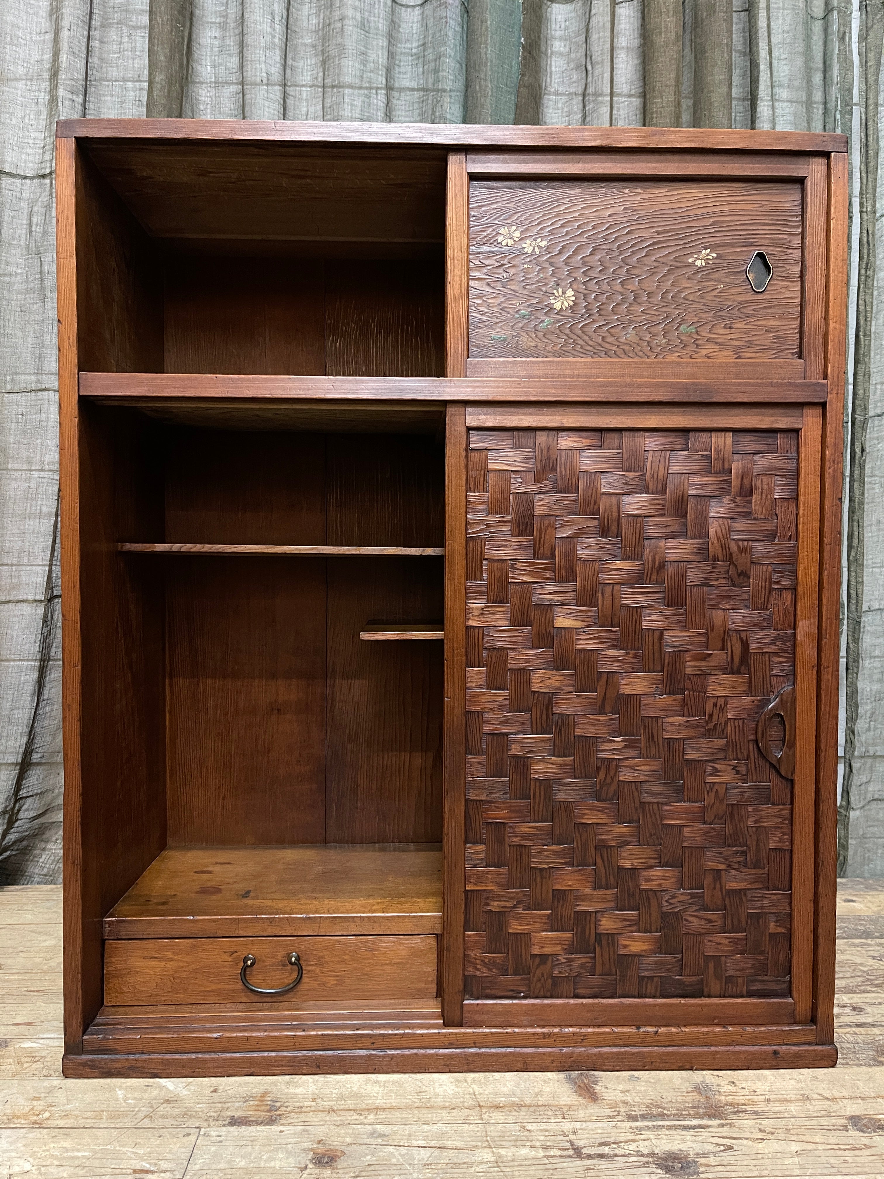 [HOLD] Cha Dansu, Japanese Tea Cabinet - Cedar | Meiji
