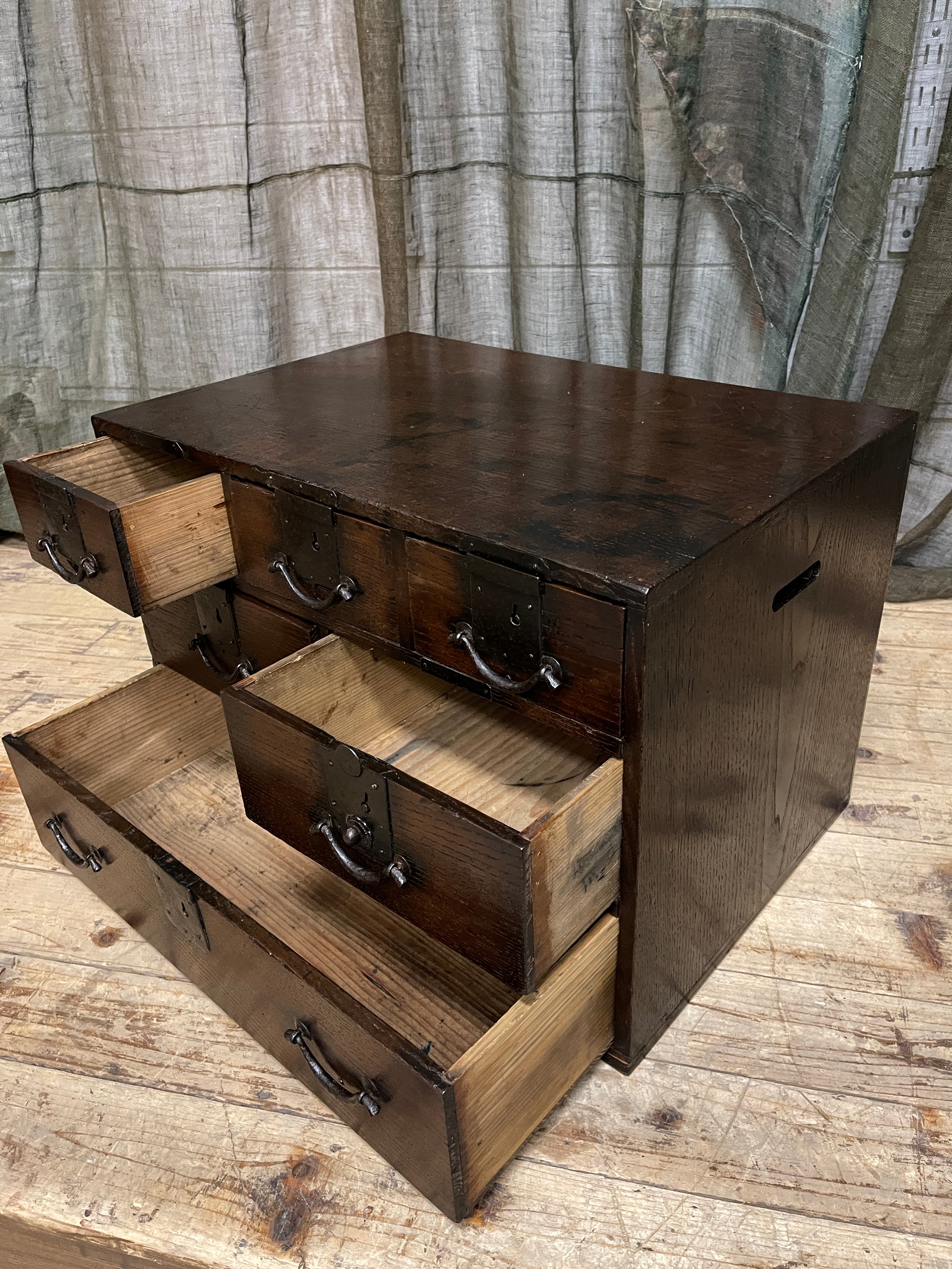 Japanese Document Chest From Kanazawa - Cypress | Meiji