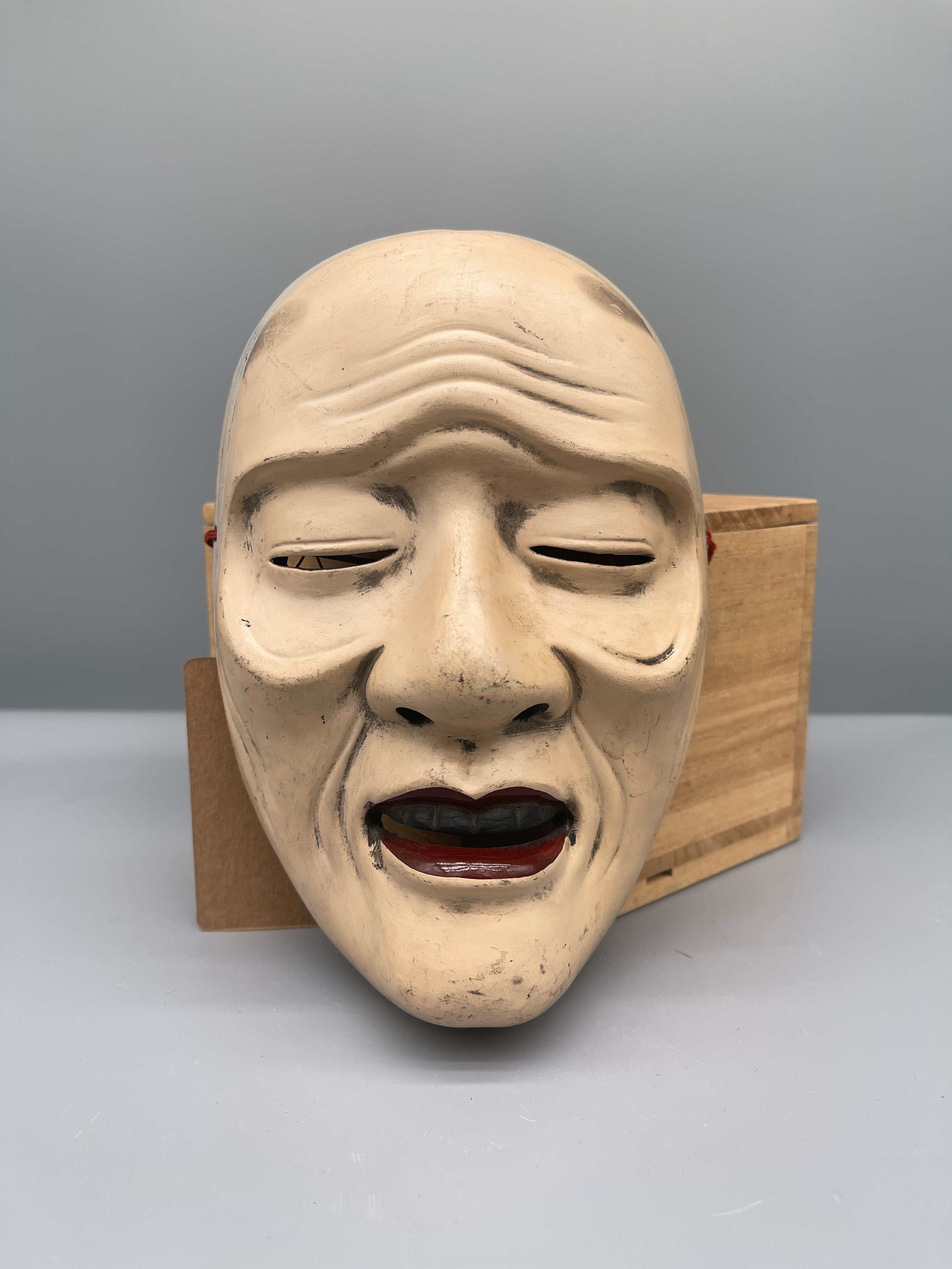 Vintage Japanese Noh Mask - Uba