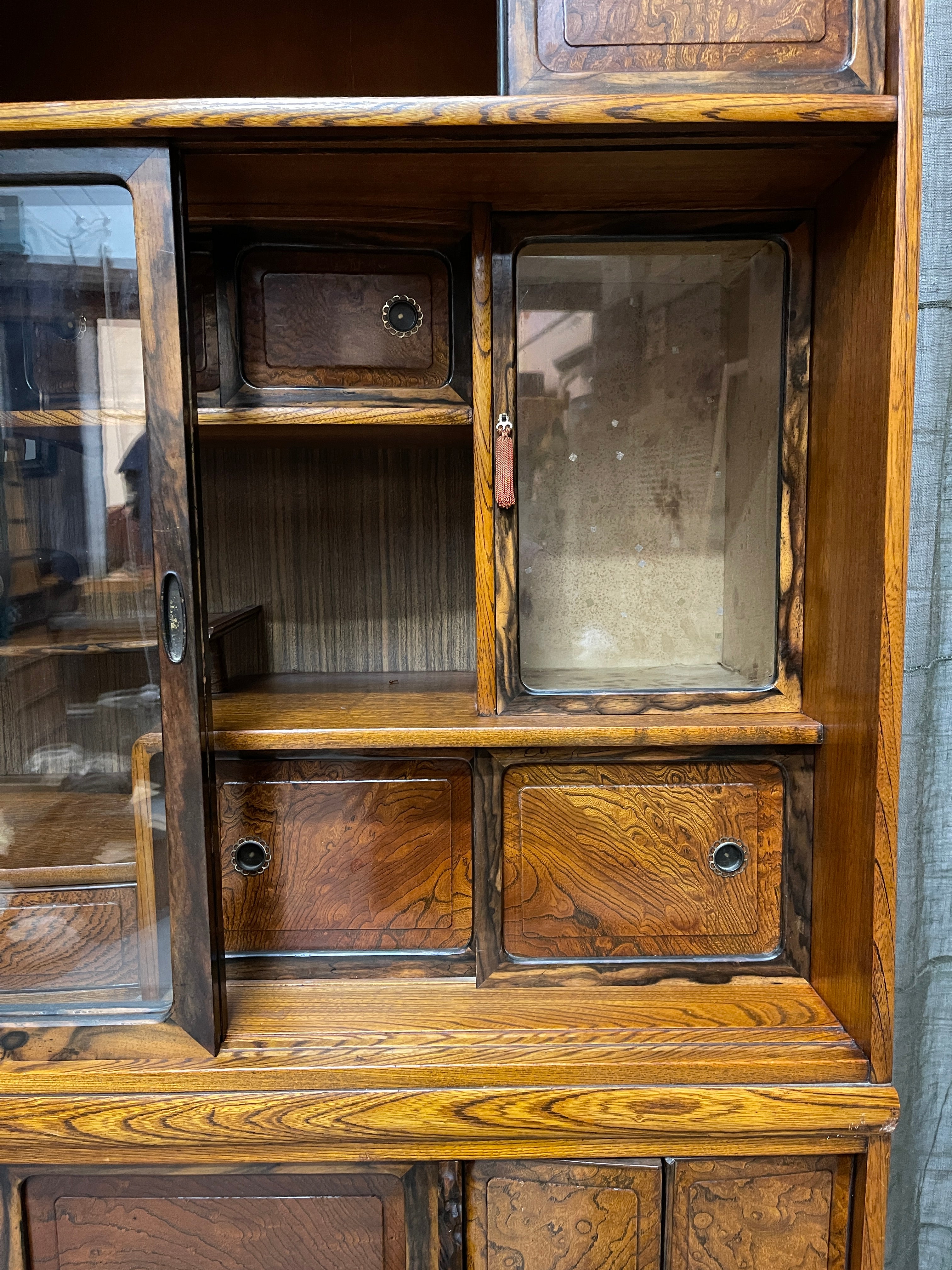 Cha Dansu, Japanese Tea Cabinet - Elm| C.1970