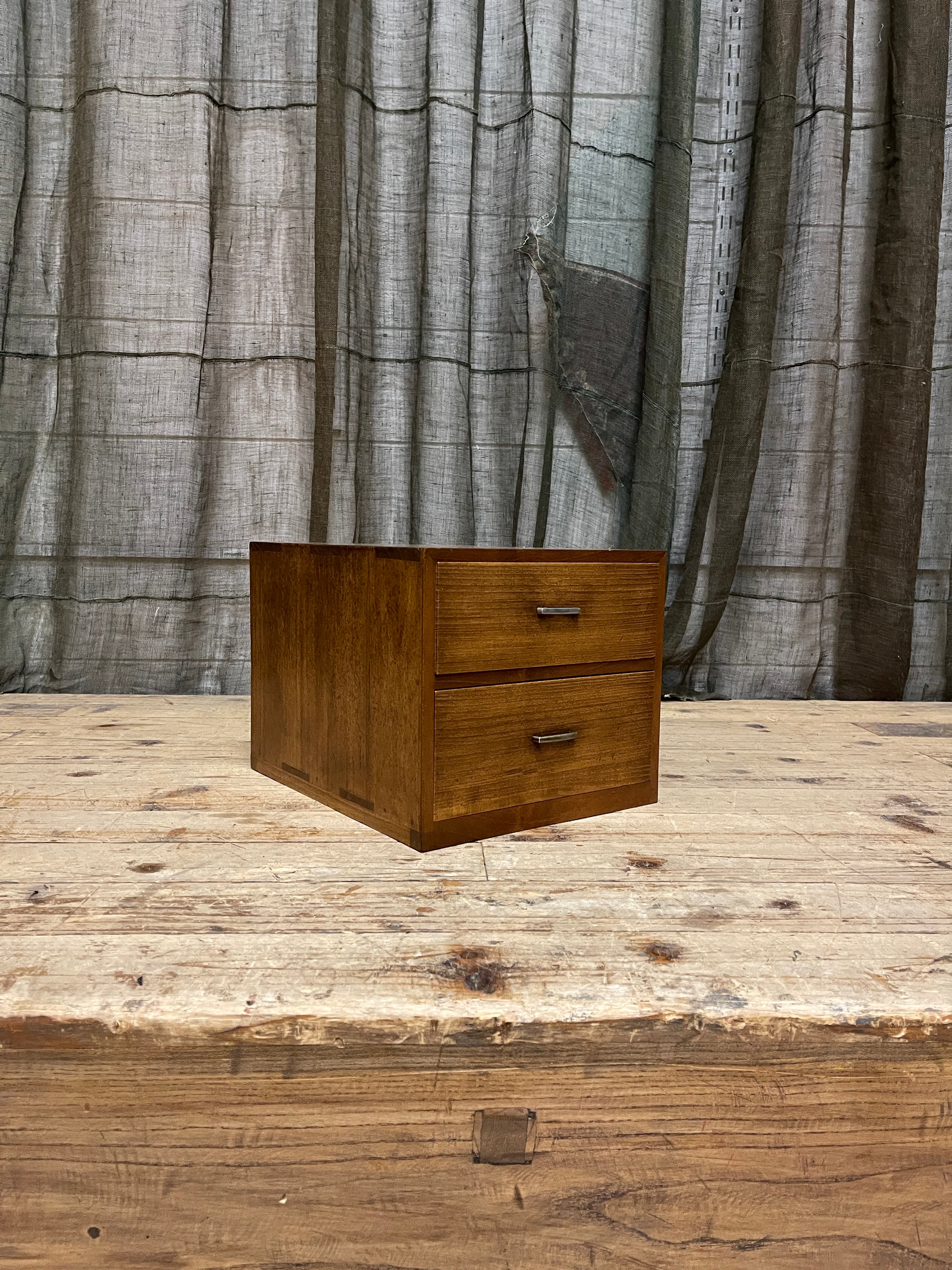 Japanese Two-Drawer Document Box - Paulownia