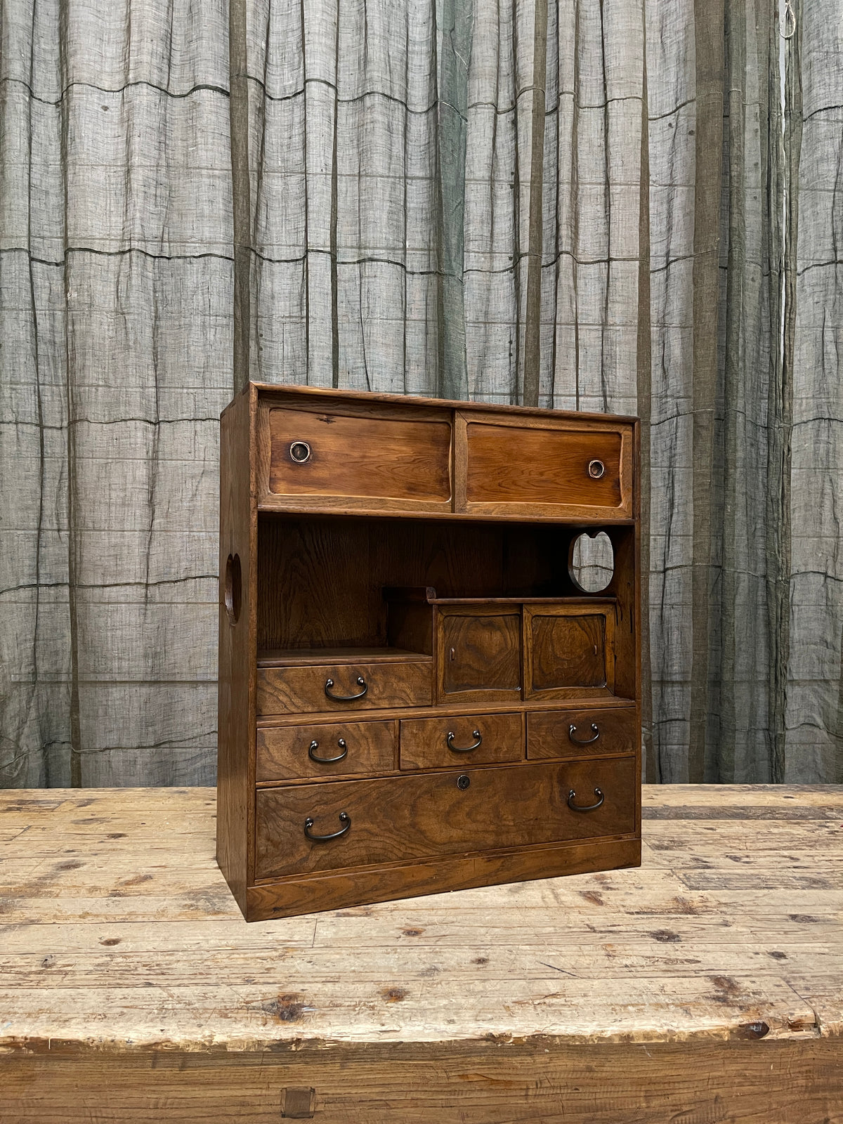 Cha Dana, Japanese Tea Cabinet - Elm & Cedar | Midcentury
