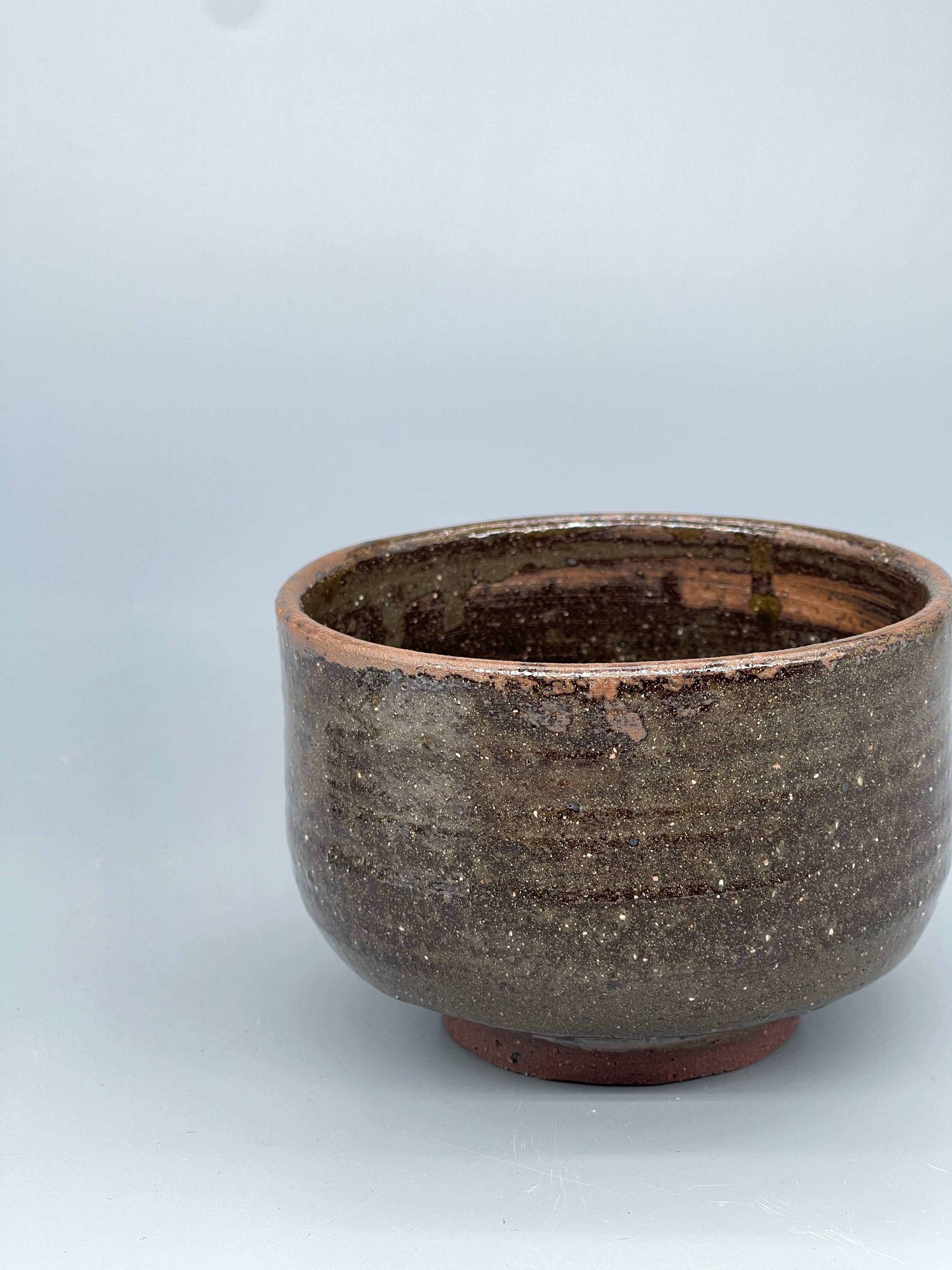 Vintage Japanese Matcha Bowl, Chawan - Brown, Earthy Glaze