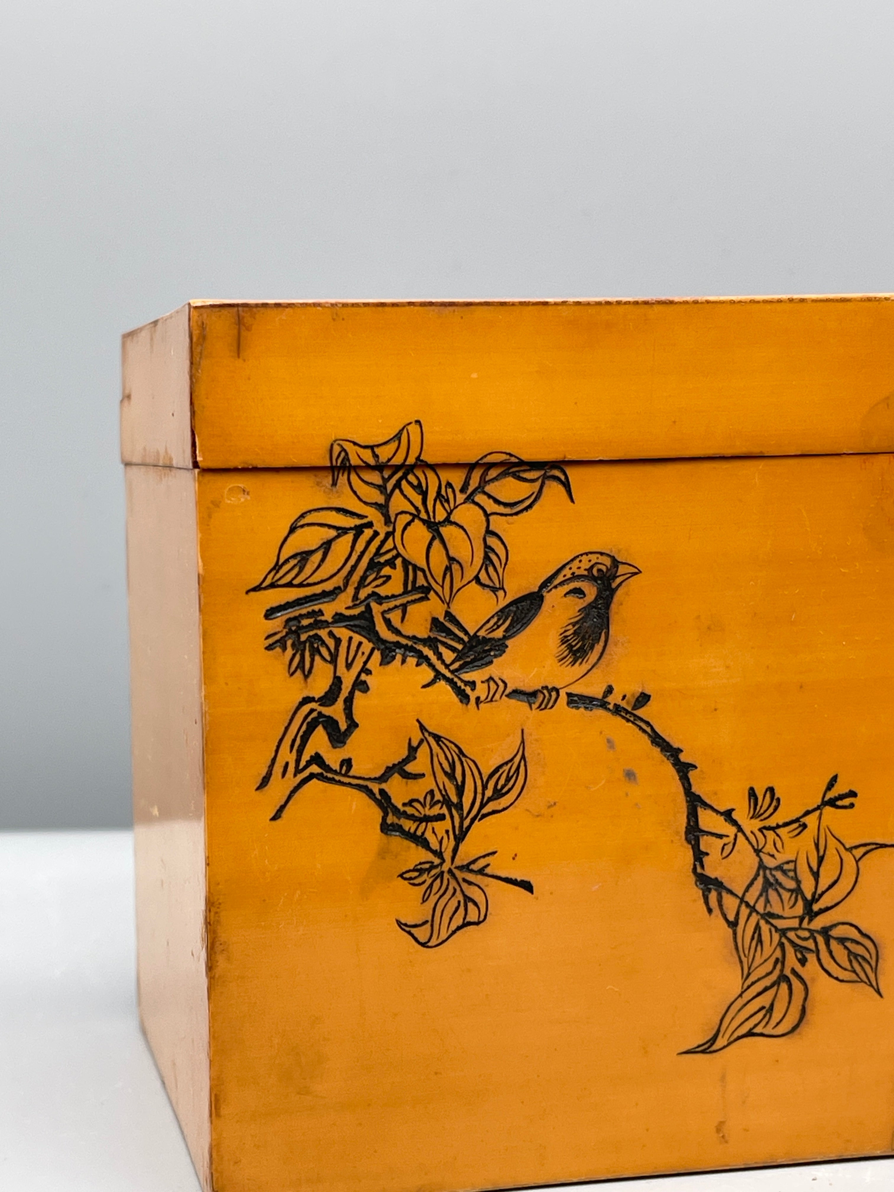 Vintage Japanese Bronze Kogo, Incense Container