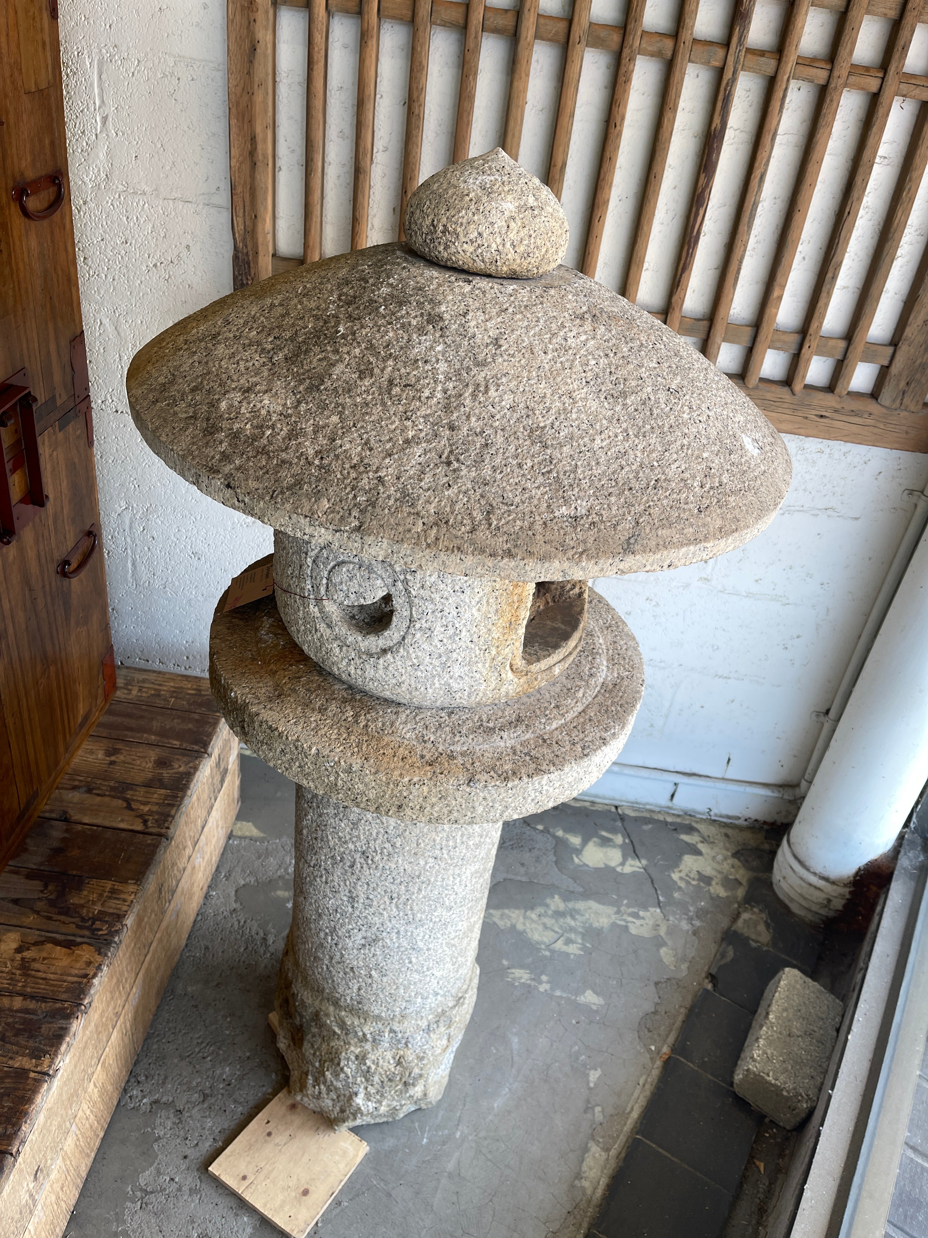 Japanese Stone Garden Lantern - Granite | Early 20th Century
