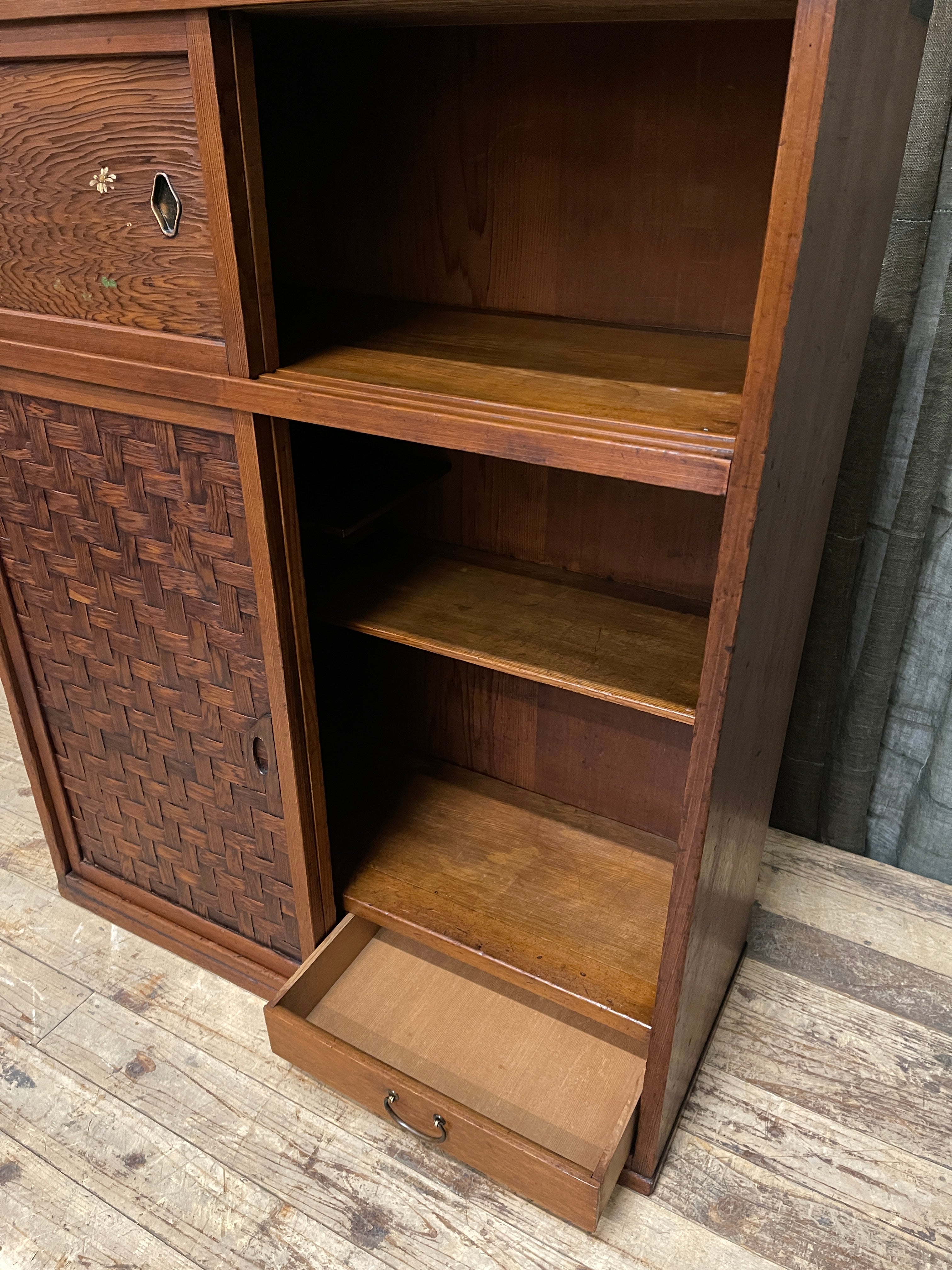 [HOLD] Cha Dansu, Japanese Tea Cabinet - Cedar | Meiji