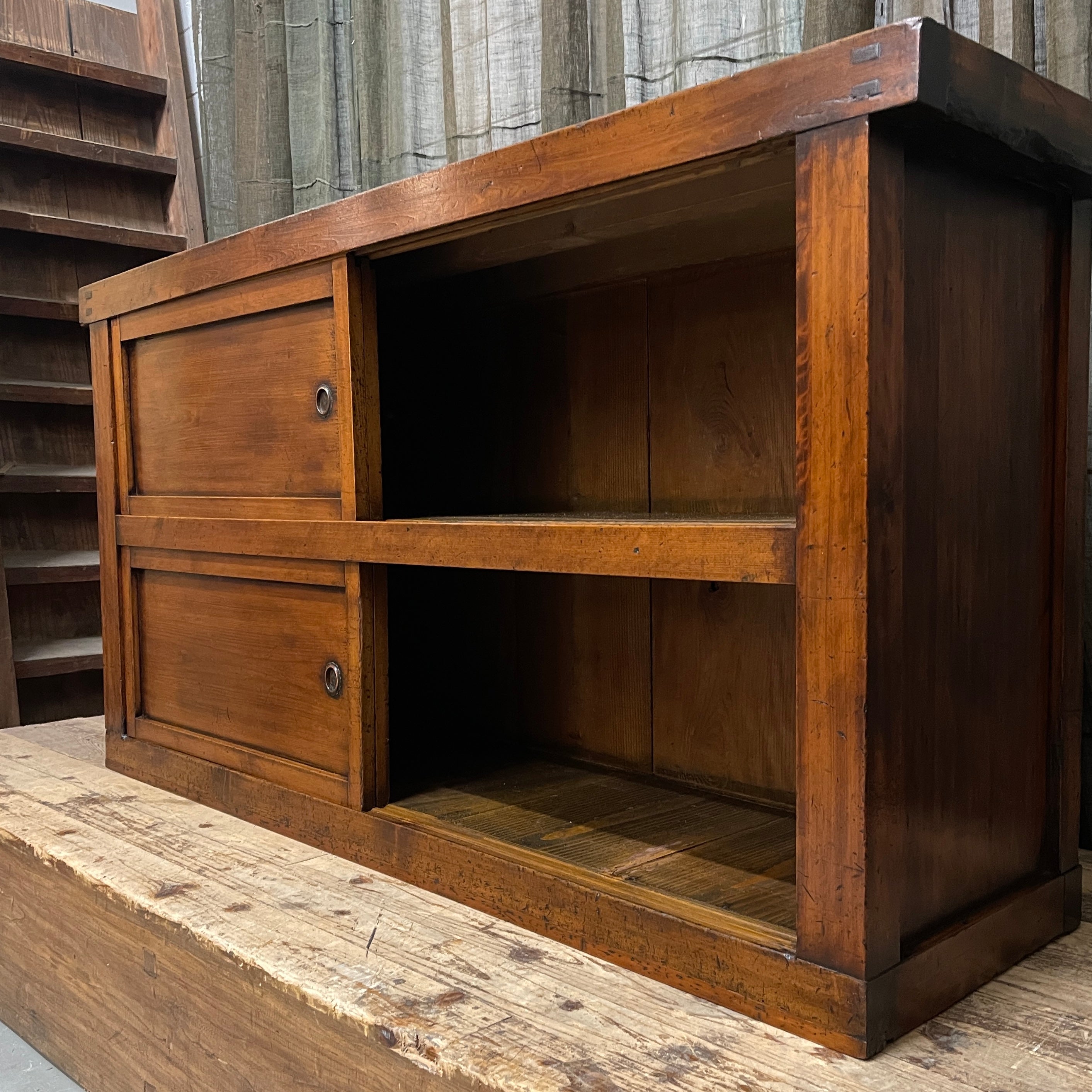 Antique Japanese Sideboard - Cedar & Cypress| Meiji