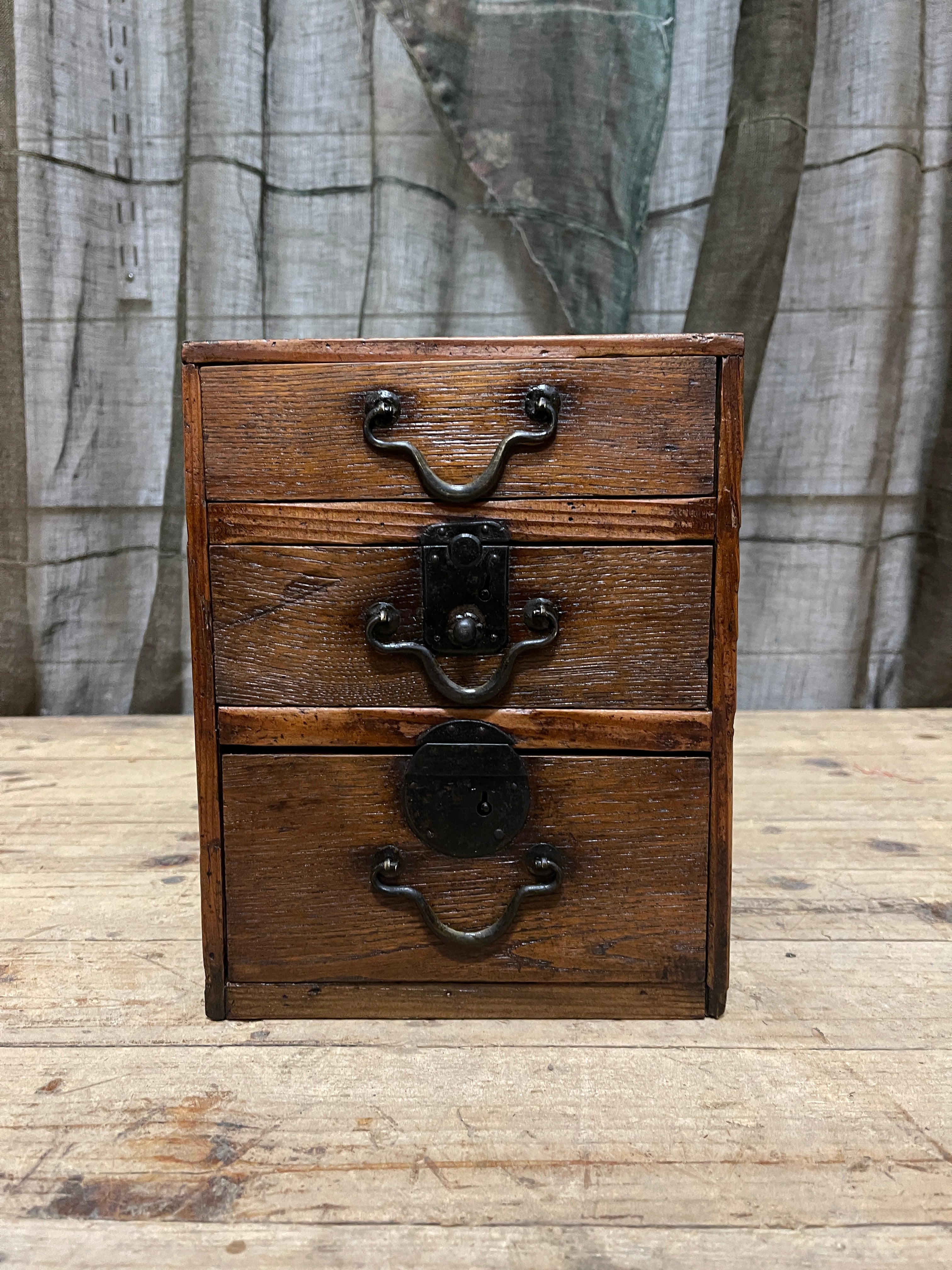 Japanese Three-Drawer Document Box - Cypress & Elm