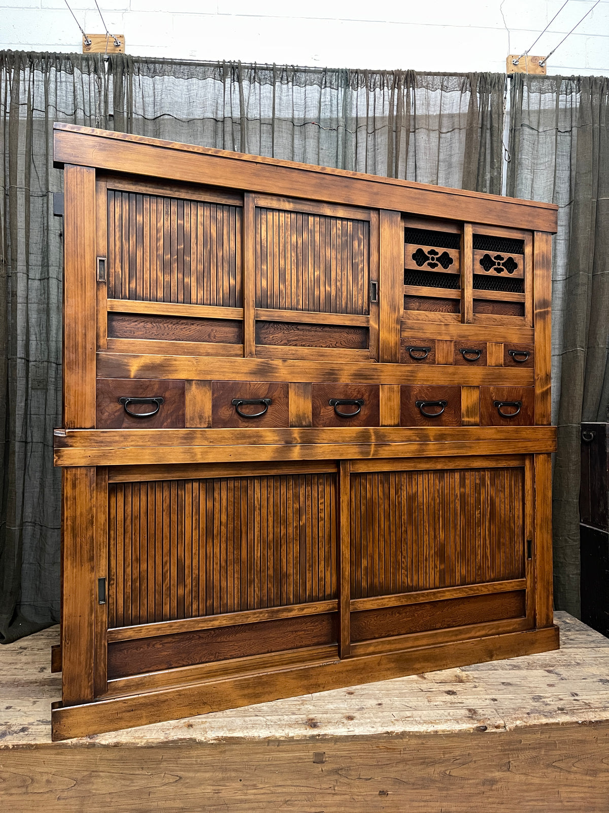 Japanese Mizuya, Kitchen Cabinet - Cedar & Cypress & Elm | Meiji