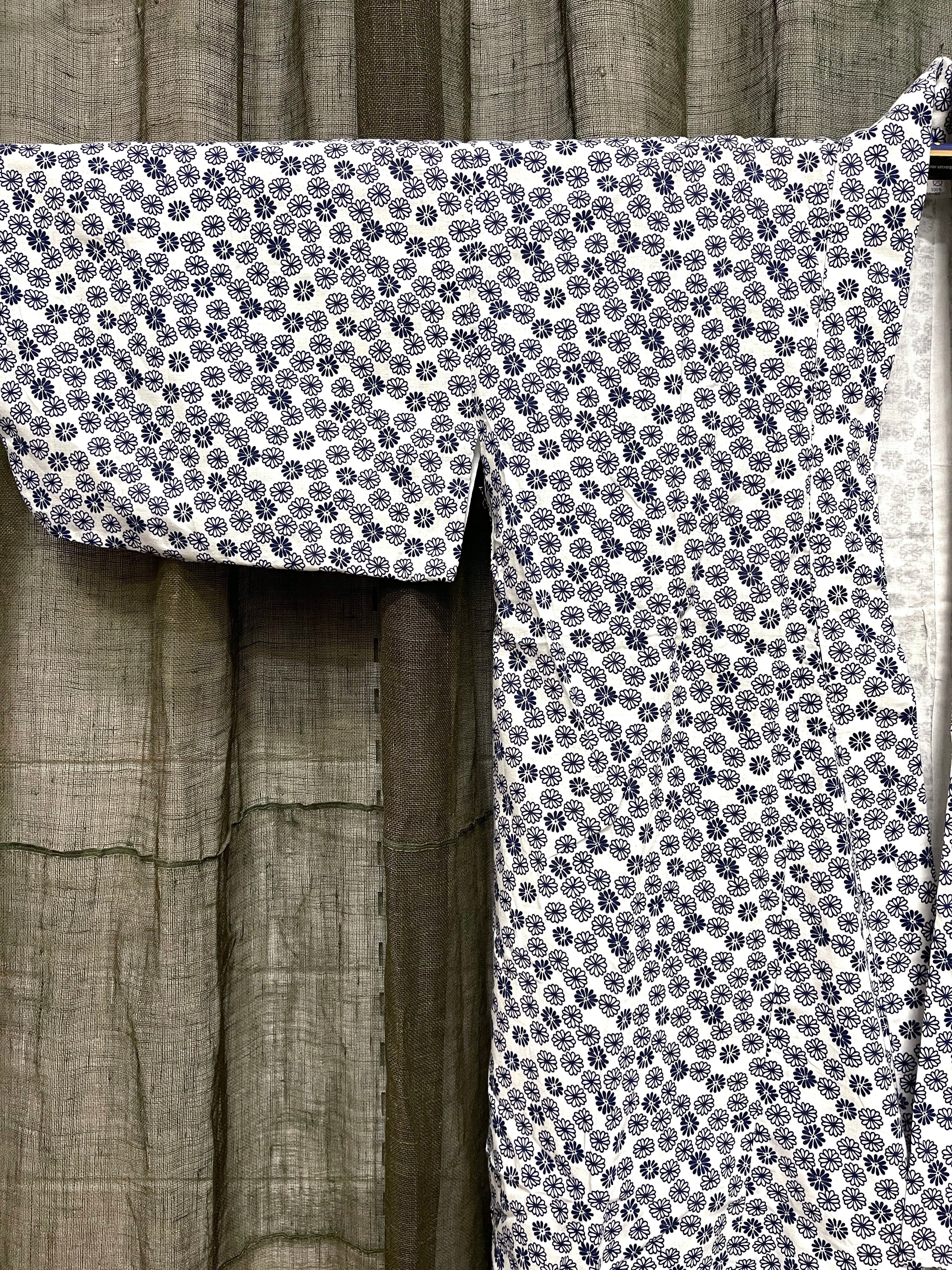 Nemaki, Japanese Cotton House Robe - Unisex