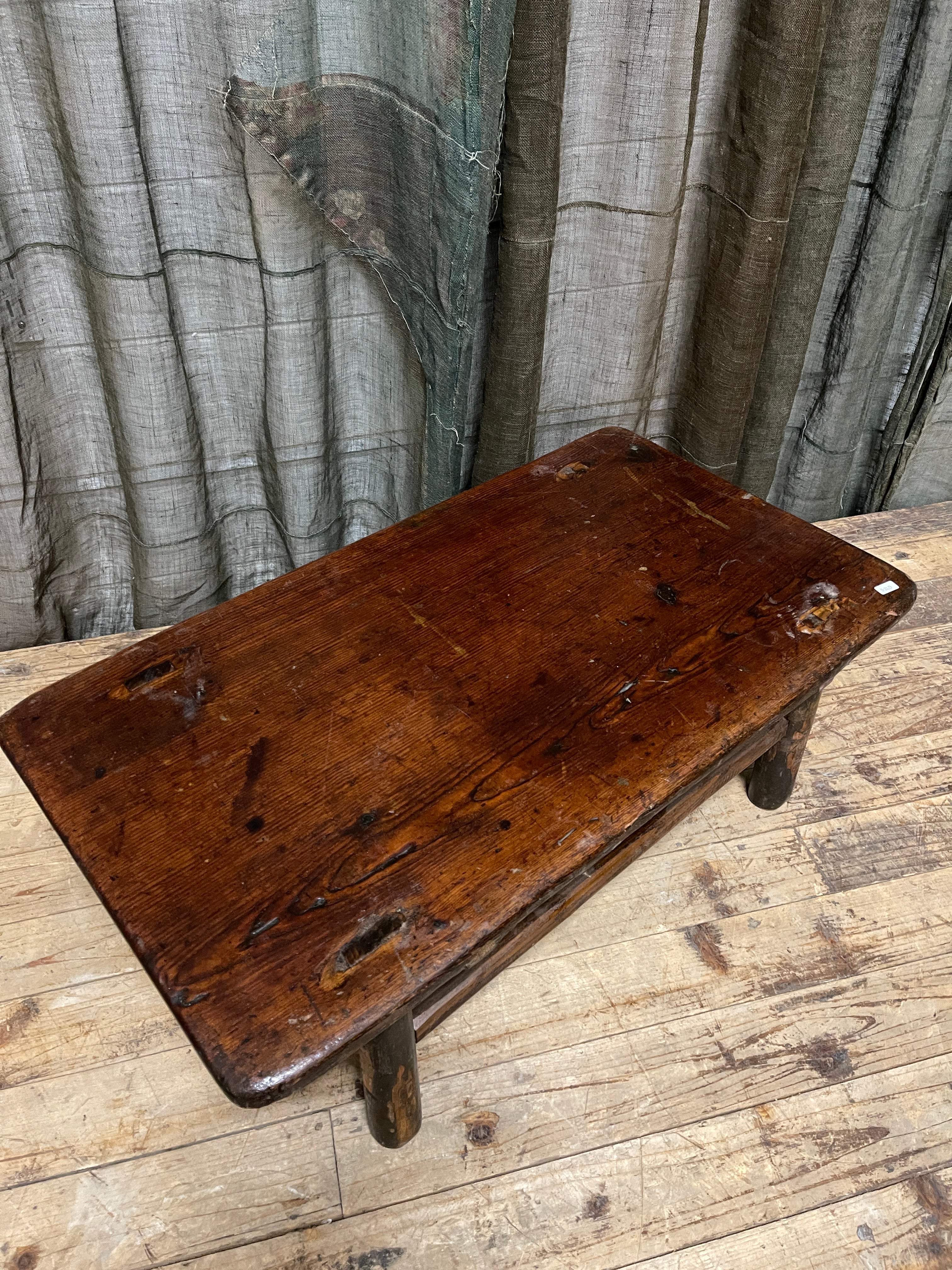 Small Antique Chinese Table, Elm