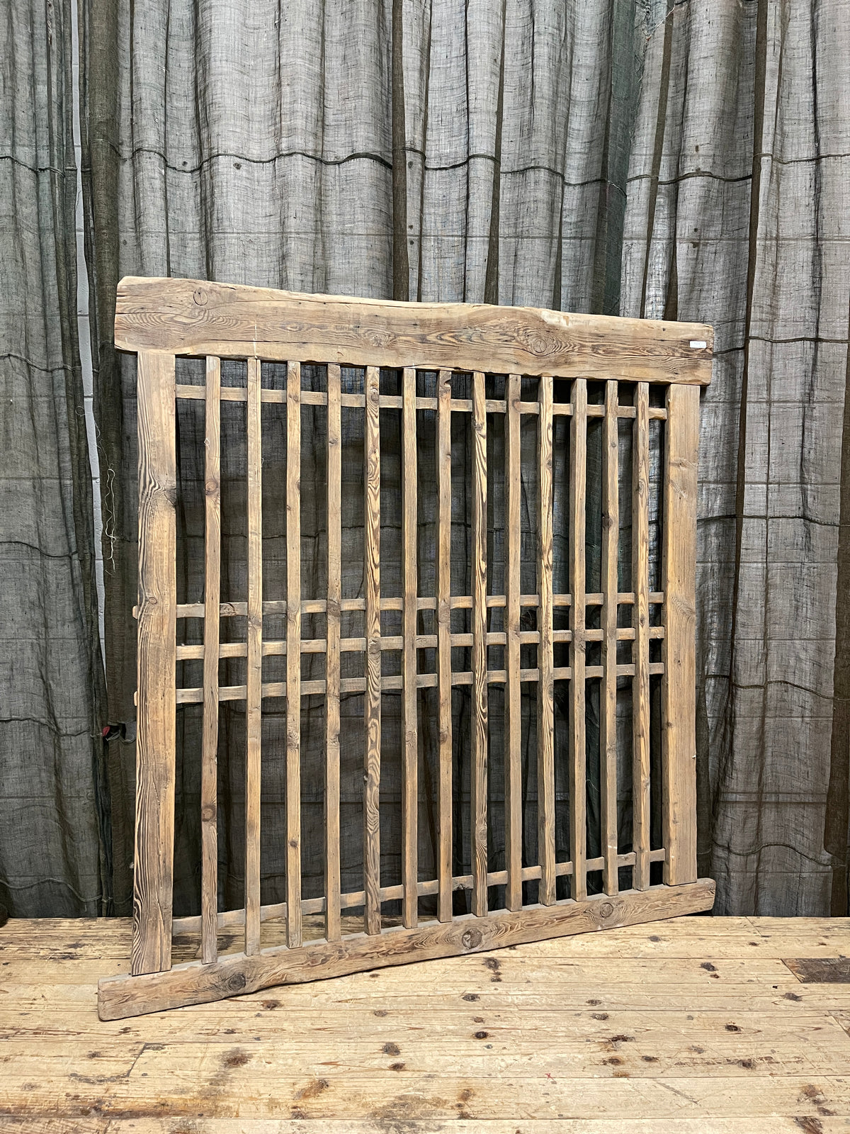 Antique Chinese Wooden Window Panel