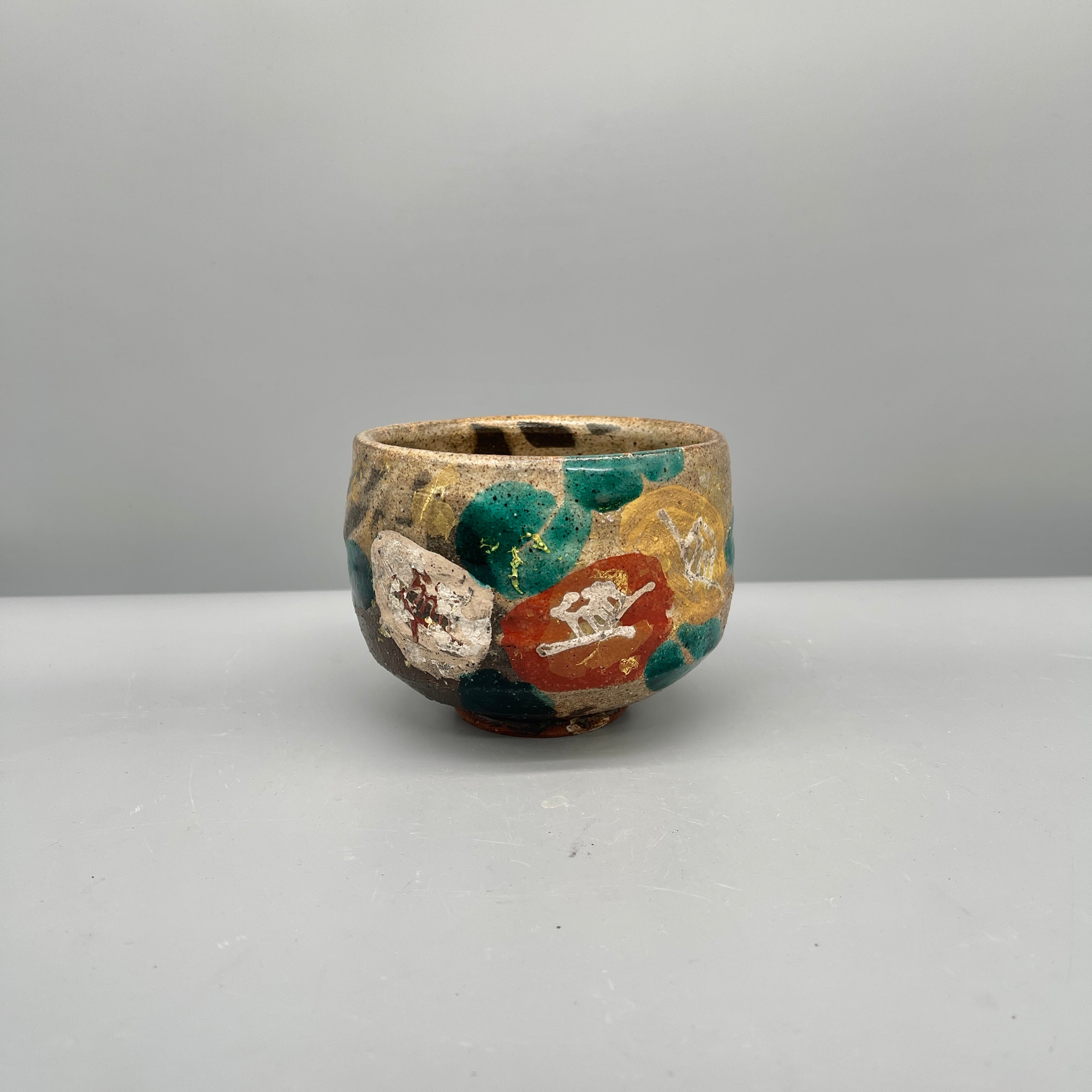 Japanese Chawan, Tea Bowl - Kutani Ware