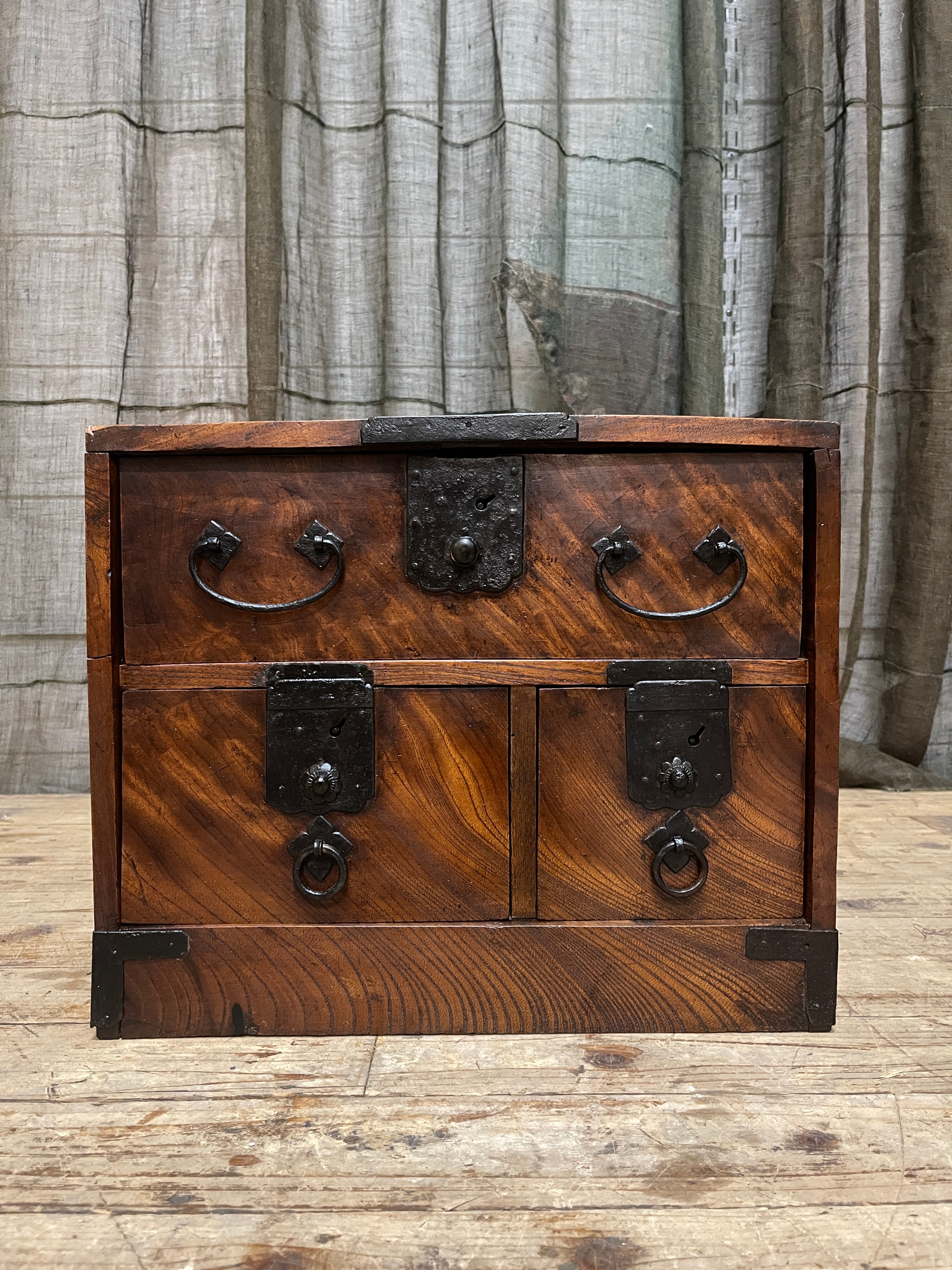 Japanese Document Drawers - Elm | Meiji