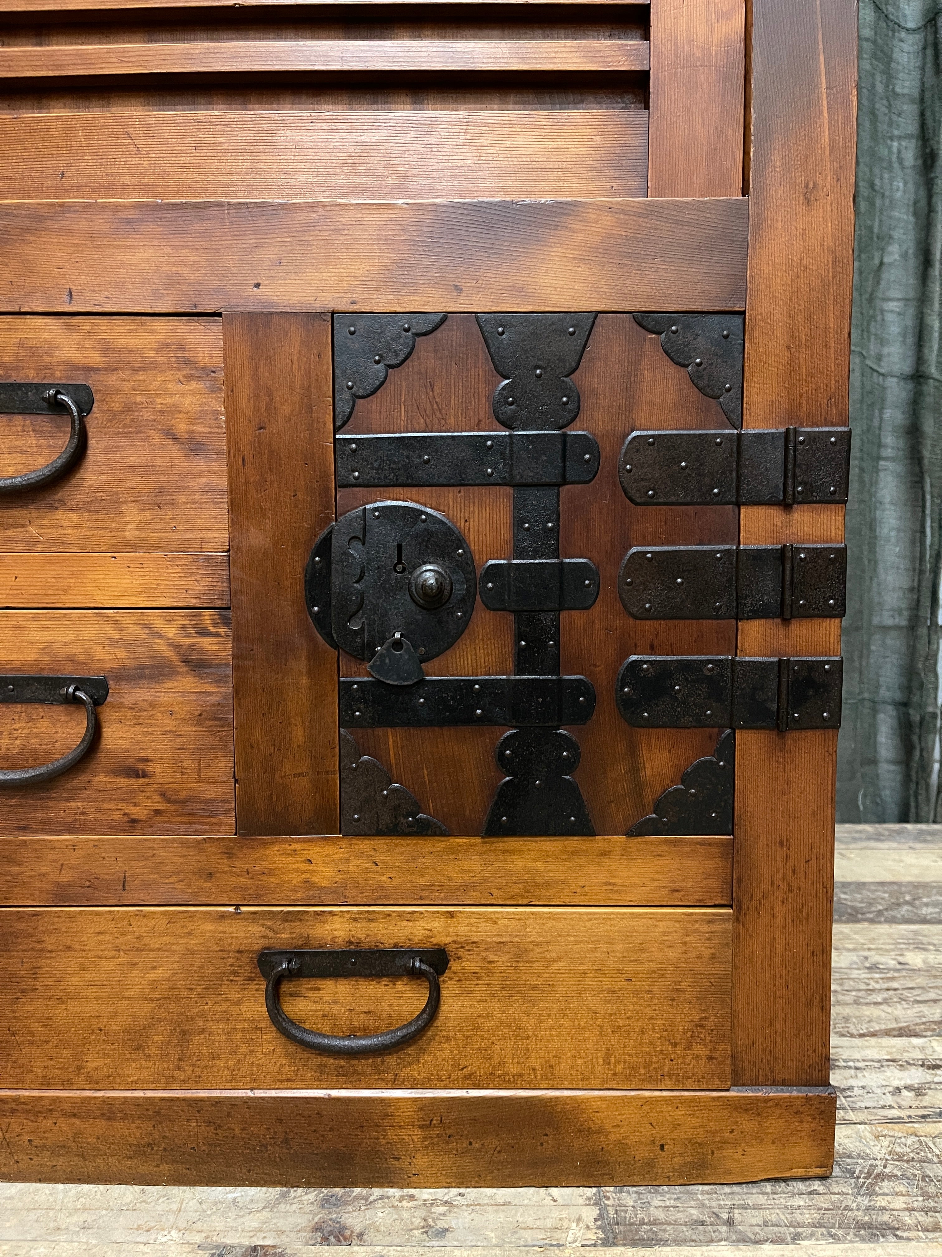 Japanese Choba Dansu, Merchant’s Chest – Cedar & Cypress | Meiji