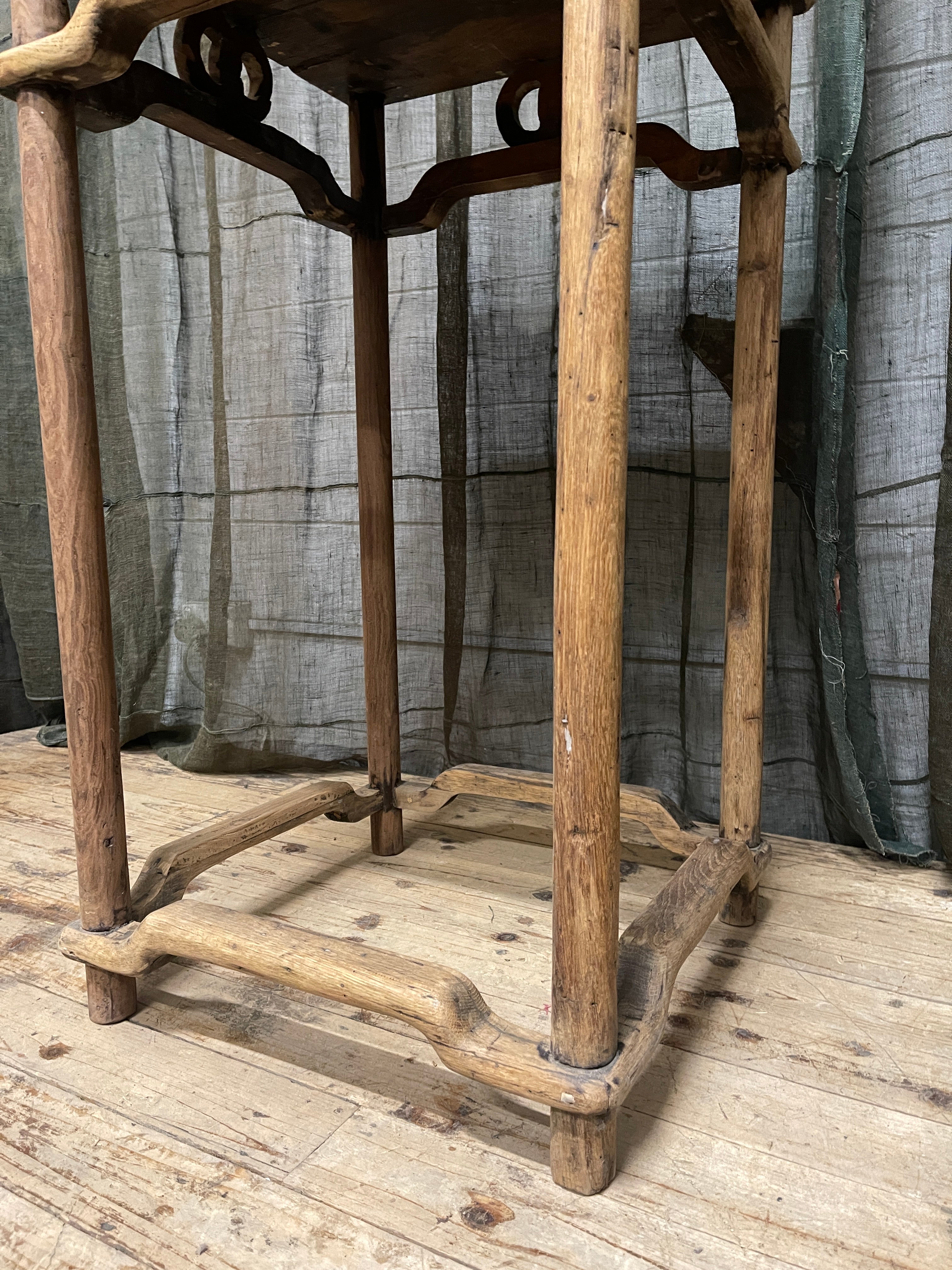 Antique Chinese Elm Stand