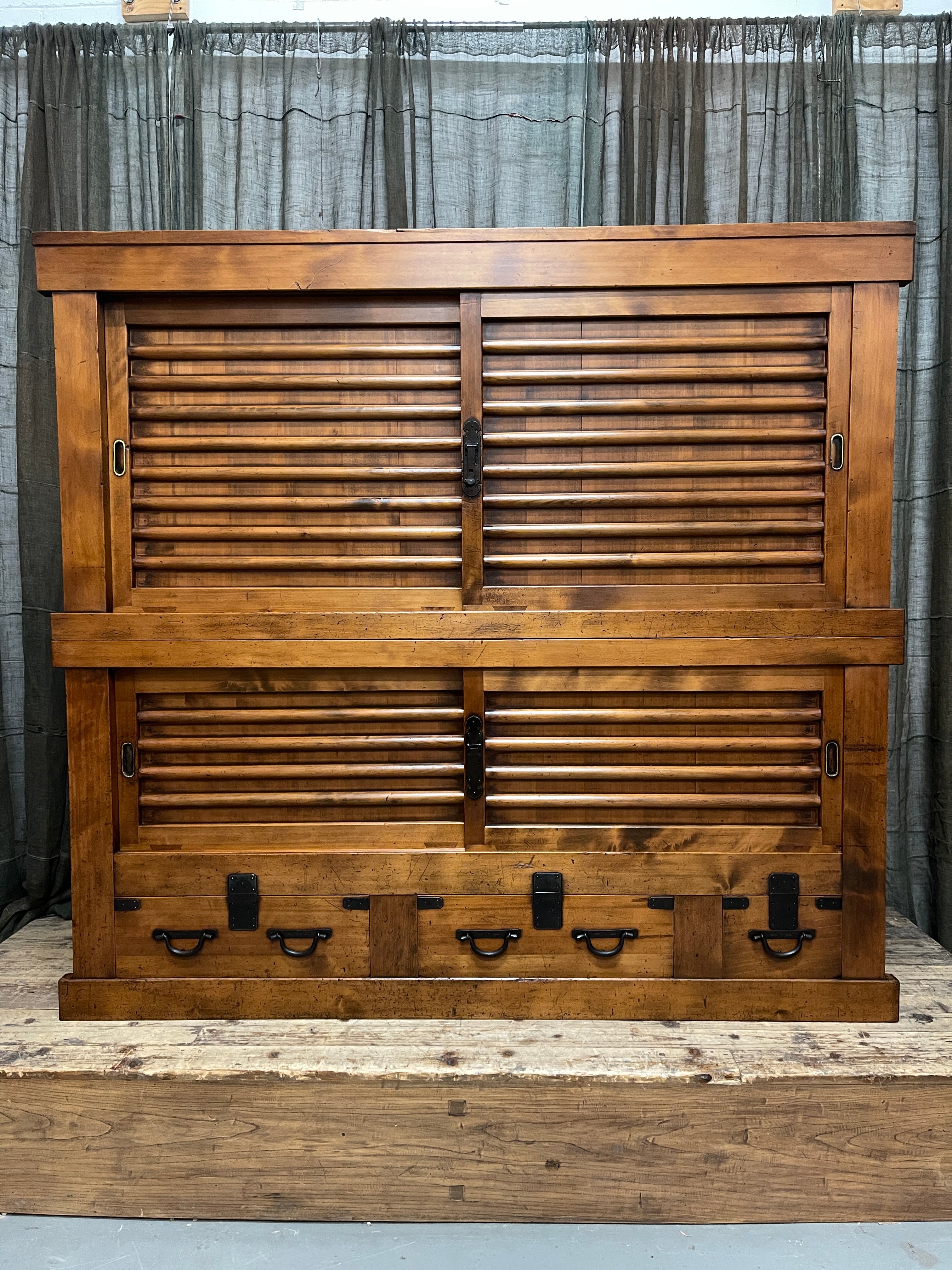 Japanese Storage Cabinet - Cedar & Cypress | Meiji