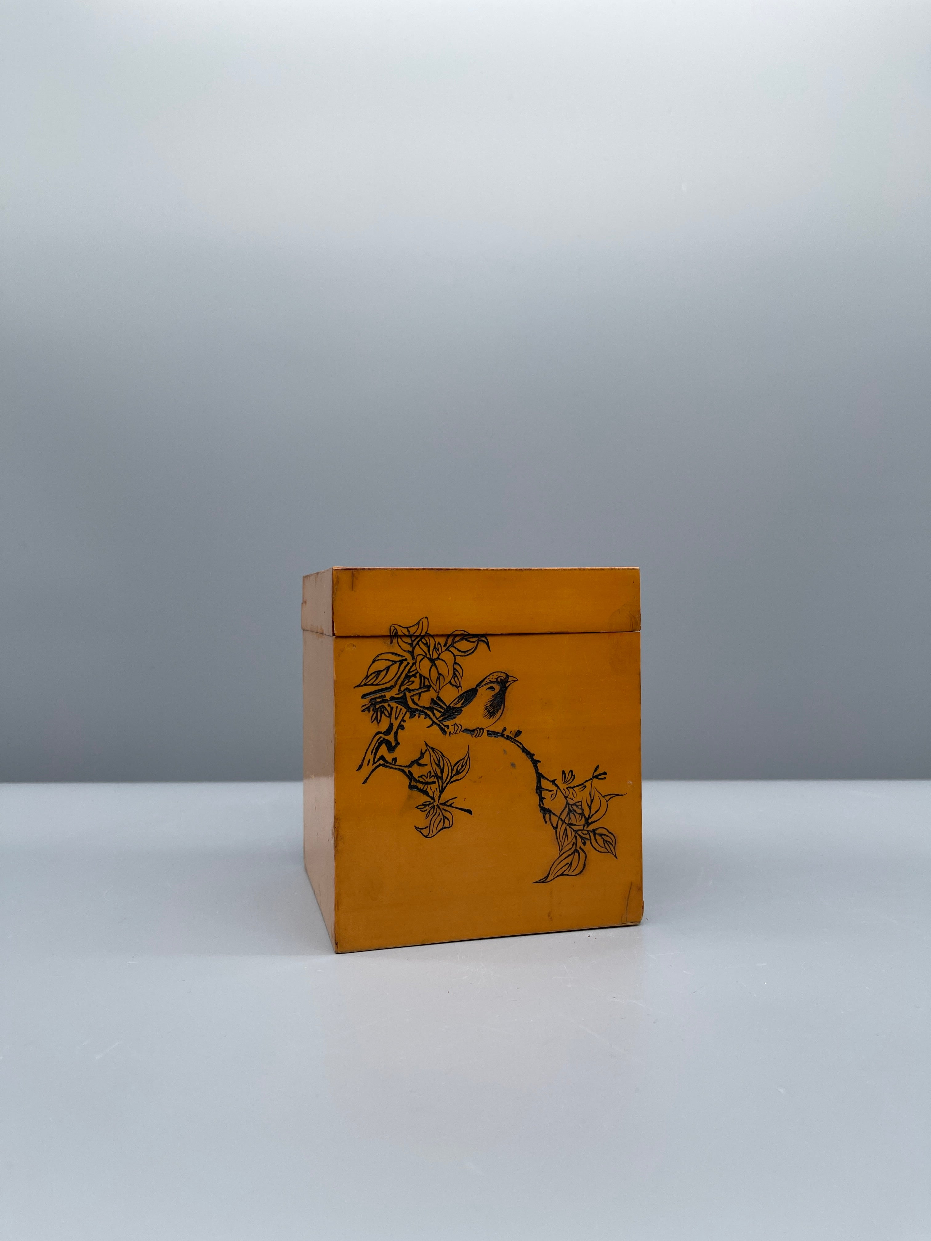 Vintage Japanese Bronze Kogo, Incense Container