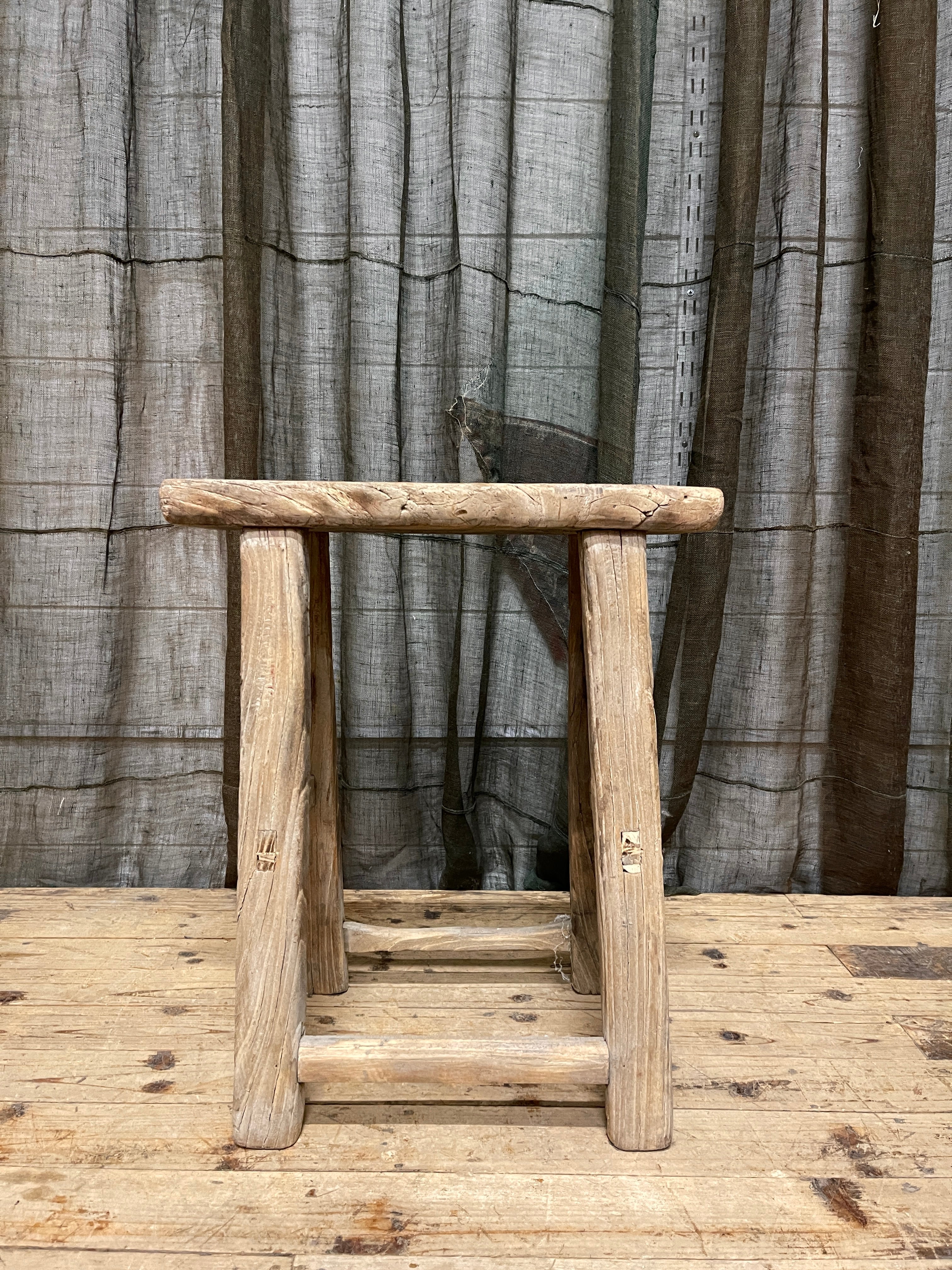 Antique Chinese Provincial Stool