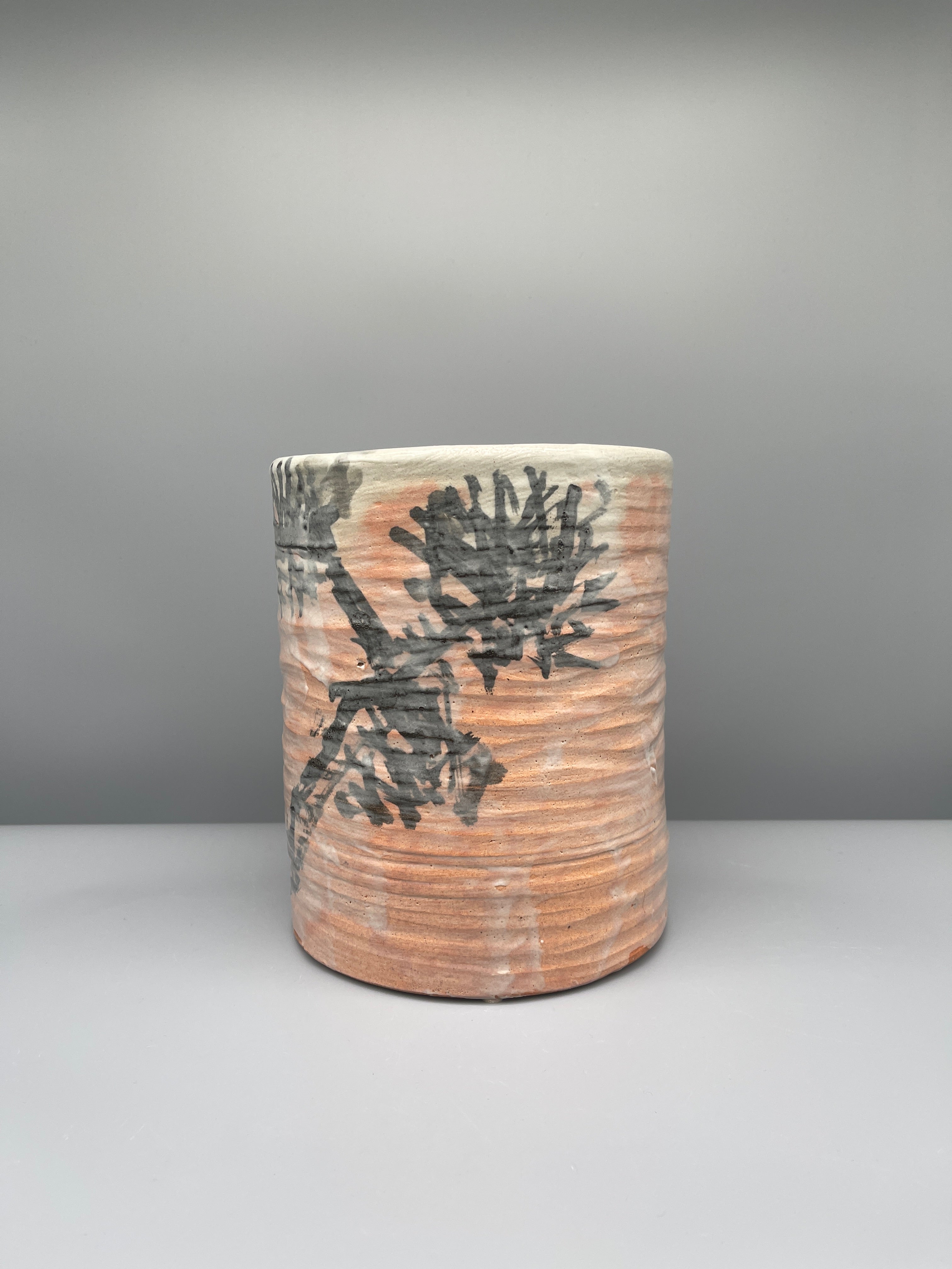 Japanes Porcelain Hagi-Ware Hibachi | c.1960