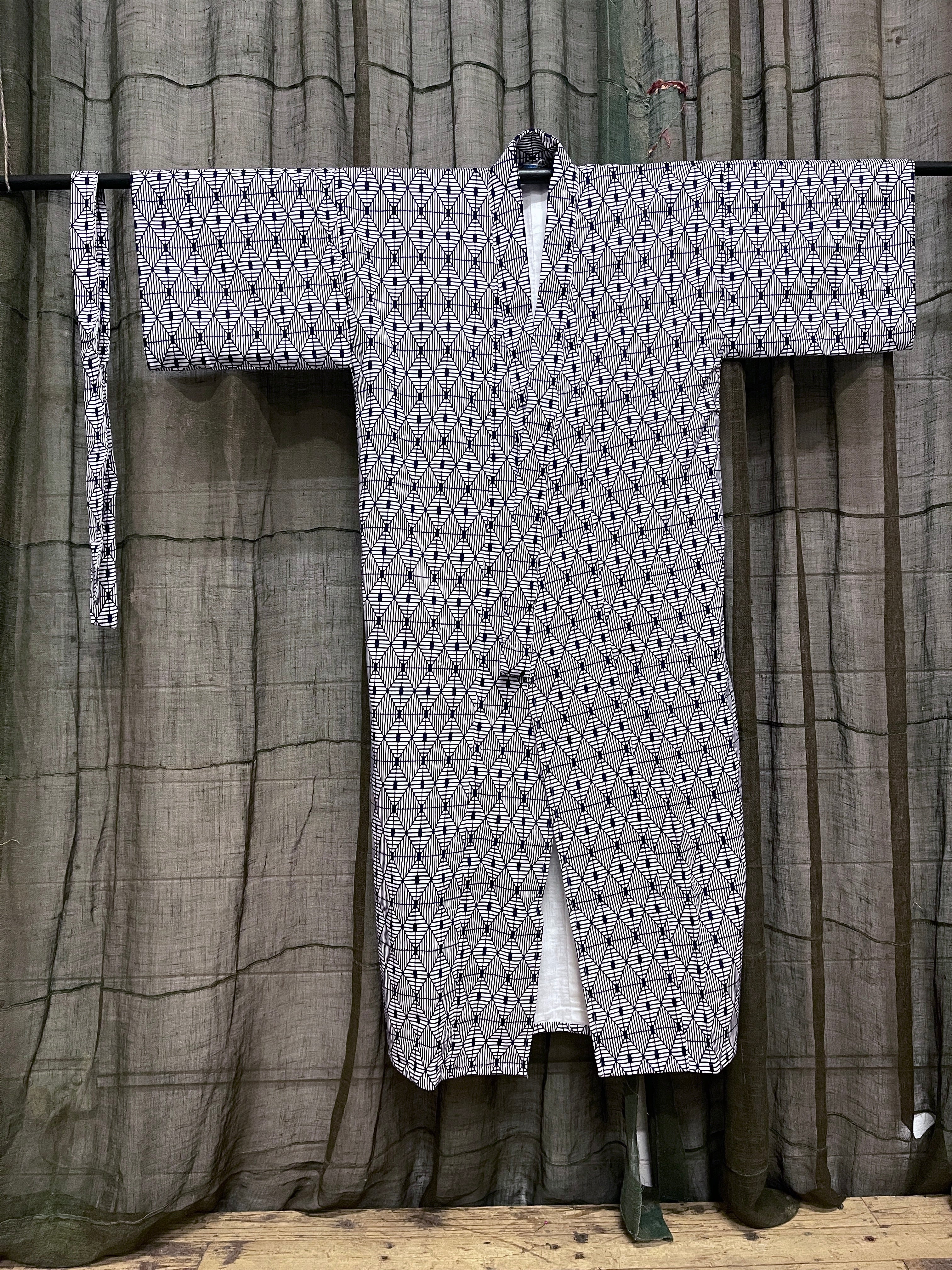 Nemaki, Japanese Cotton House Robe - Unisex