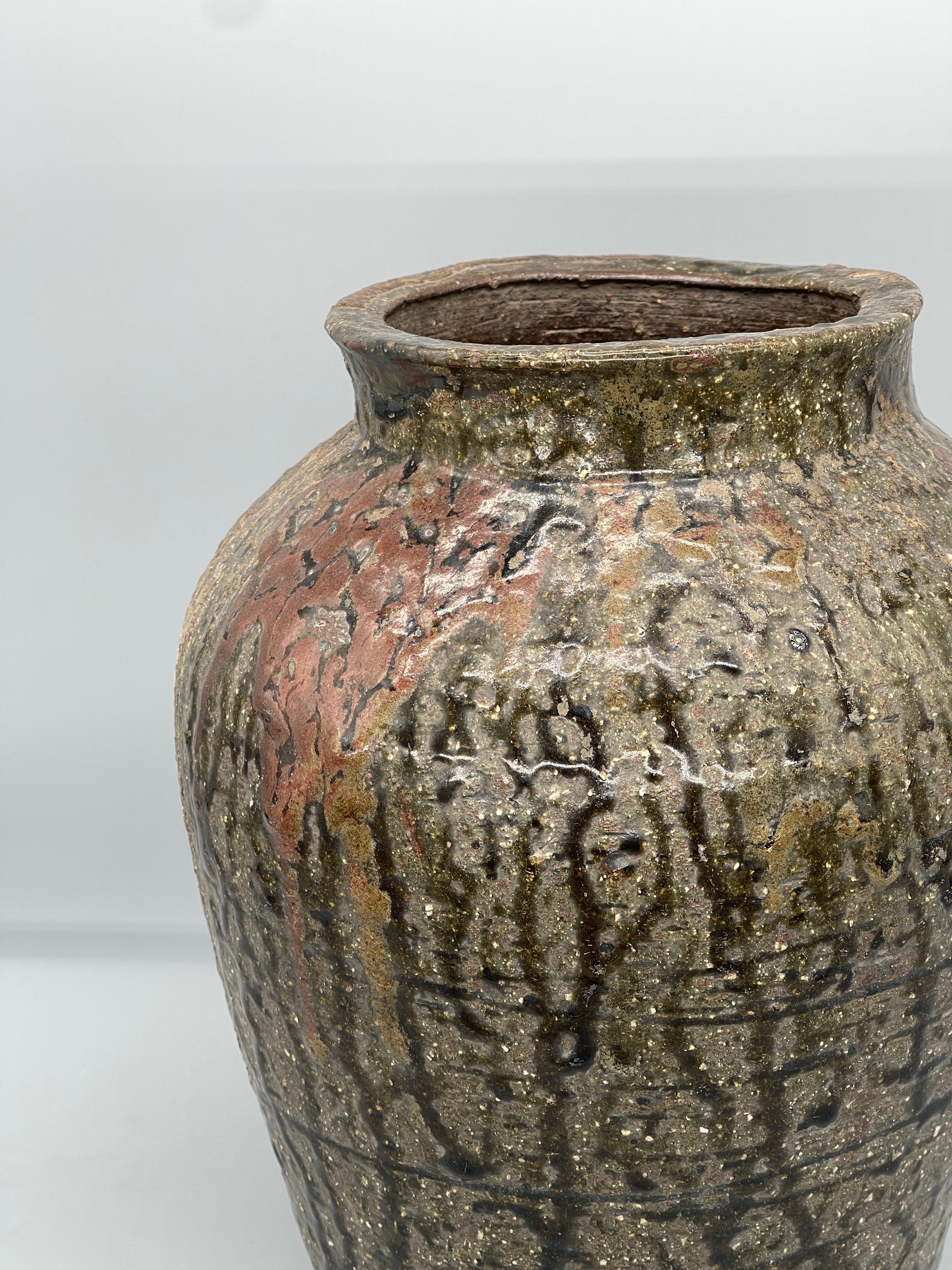 Vintage Japanese Vase - Shigaraki Ware