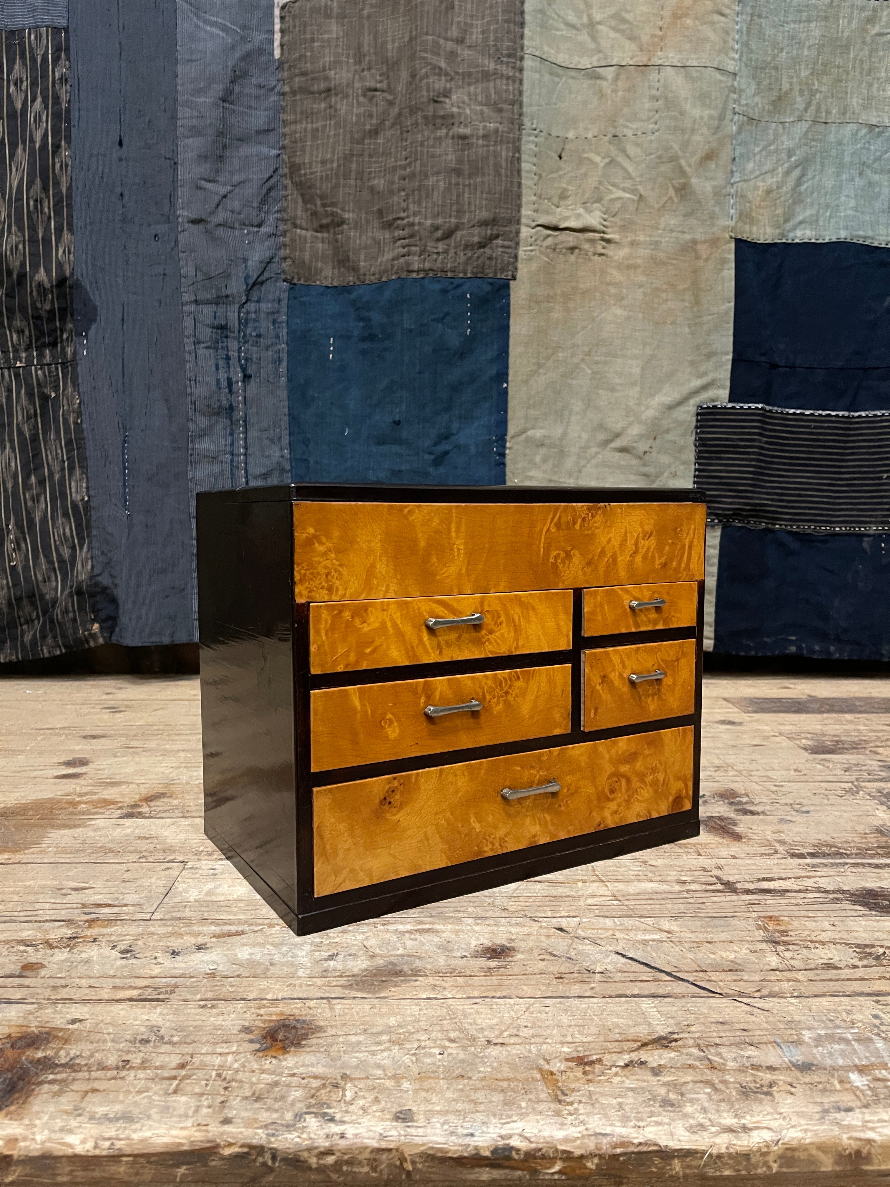 Vintage Japanese Sewing Box, Hari Bako | Midcentury