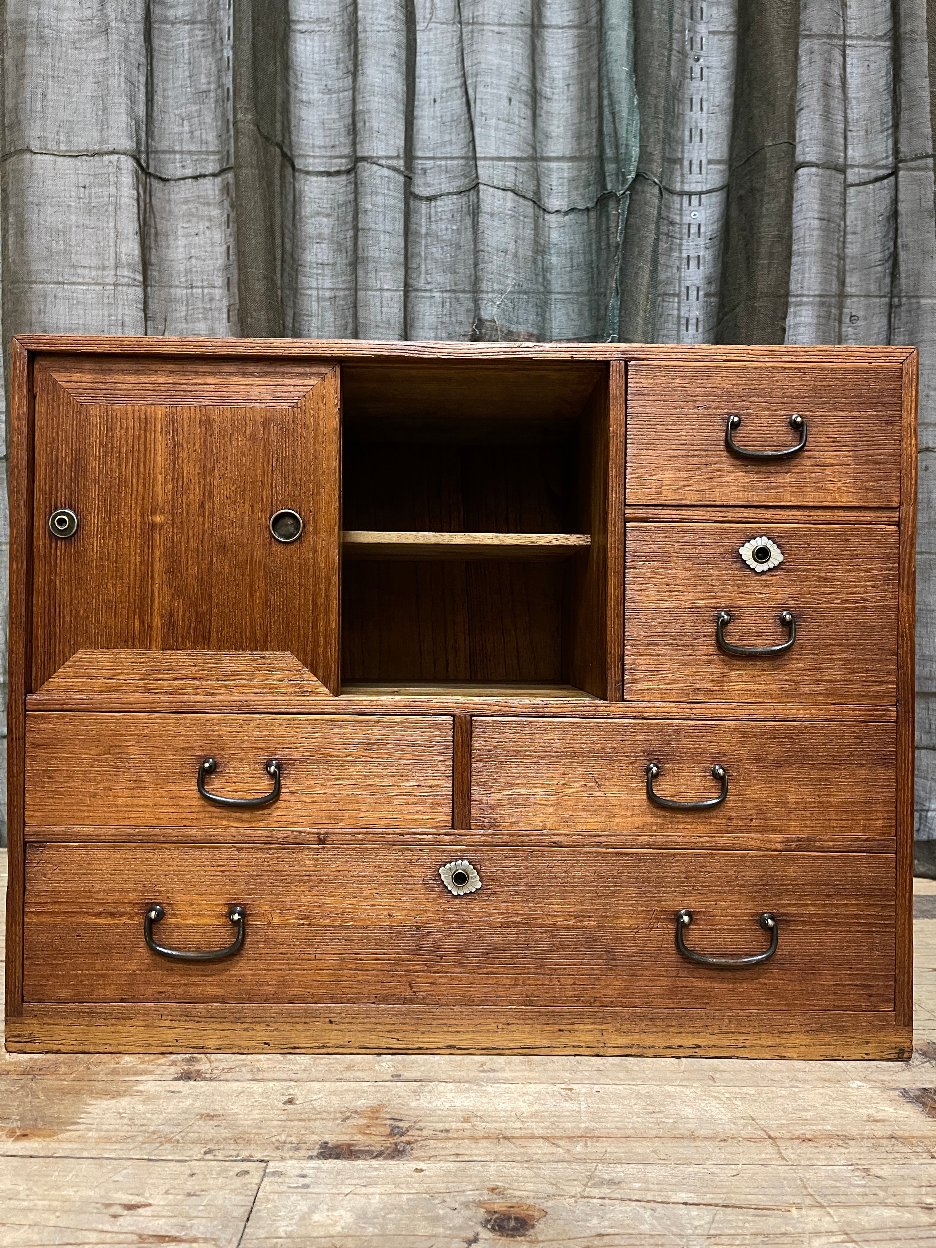 Ko Dansu, Japanese Side Cabinet - Paulownia | Showa