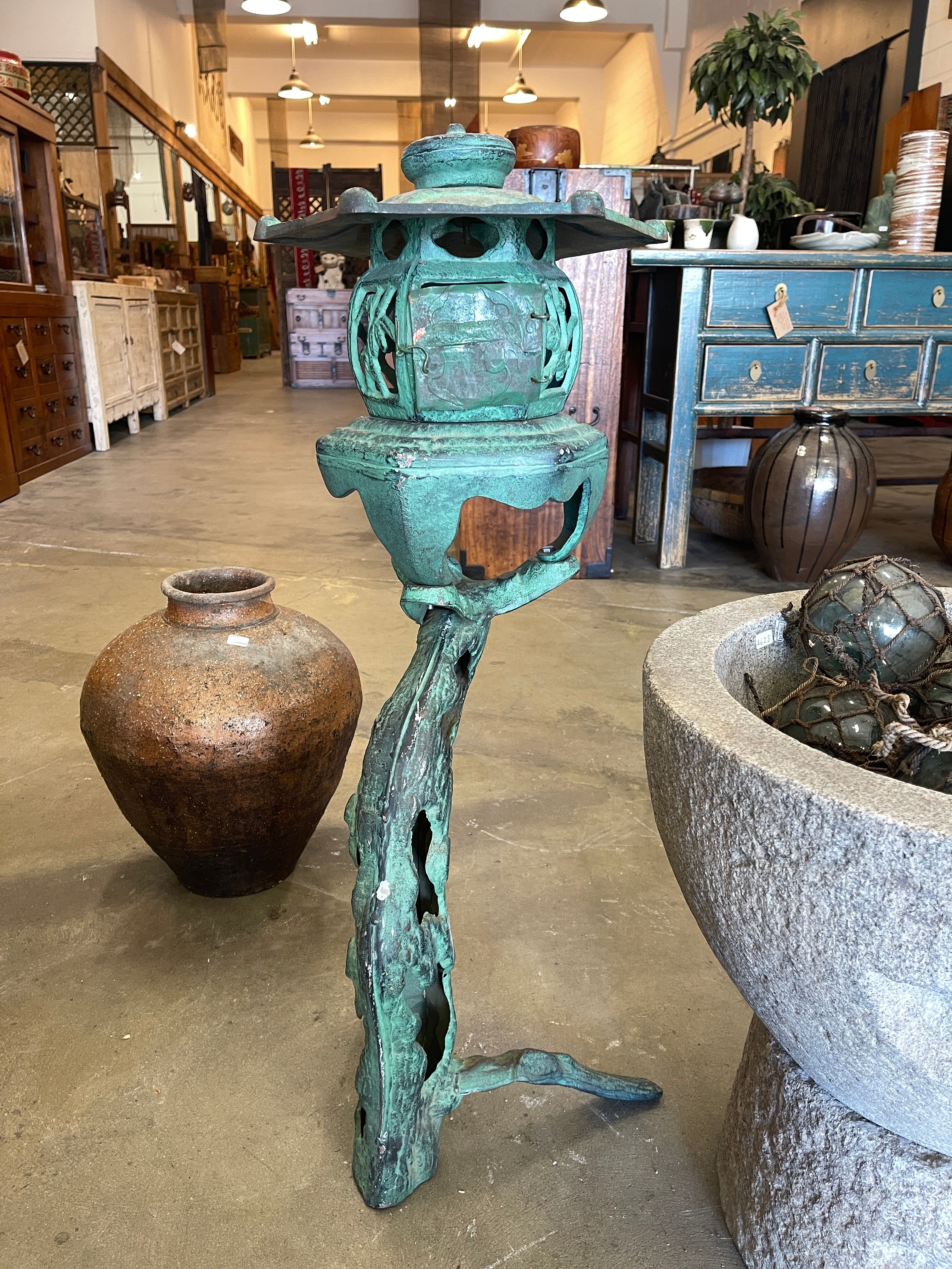 Japanese Iron Garden Lantern