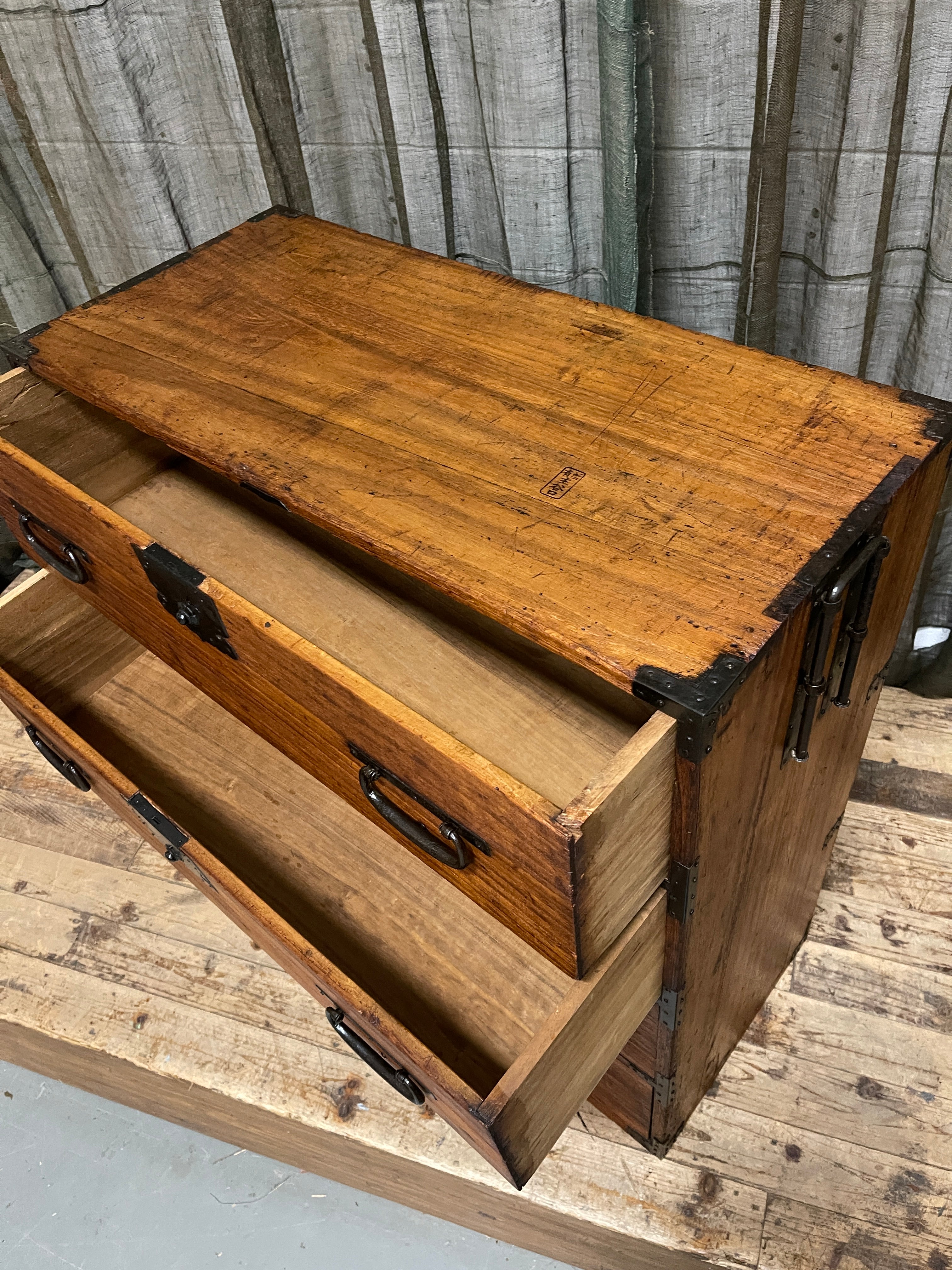 Japanese Kimono Chest of Drawers - Paulownia | Meiji