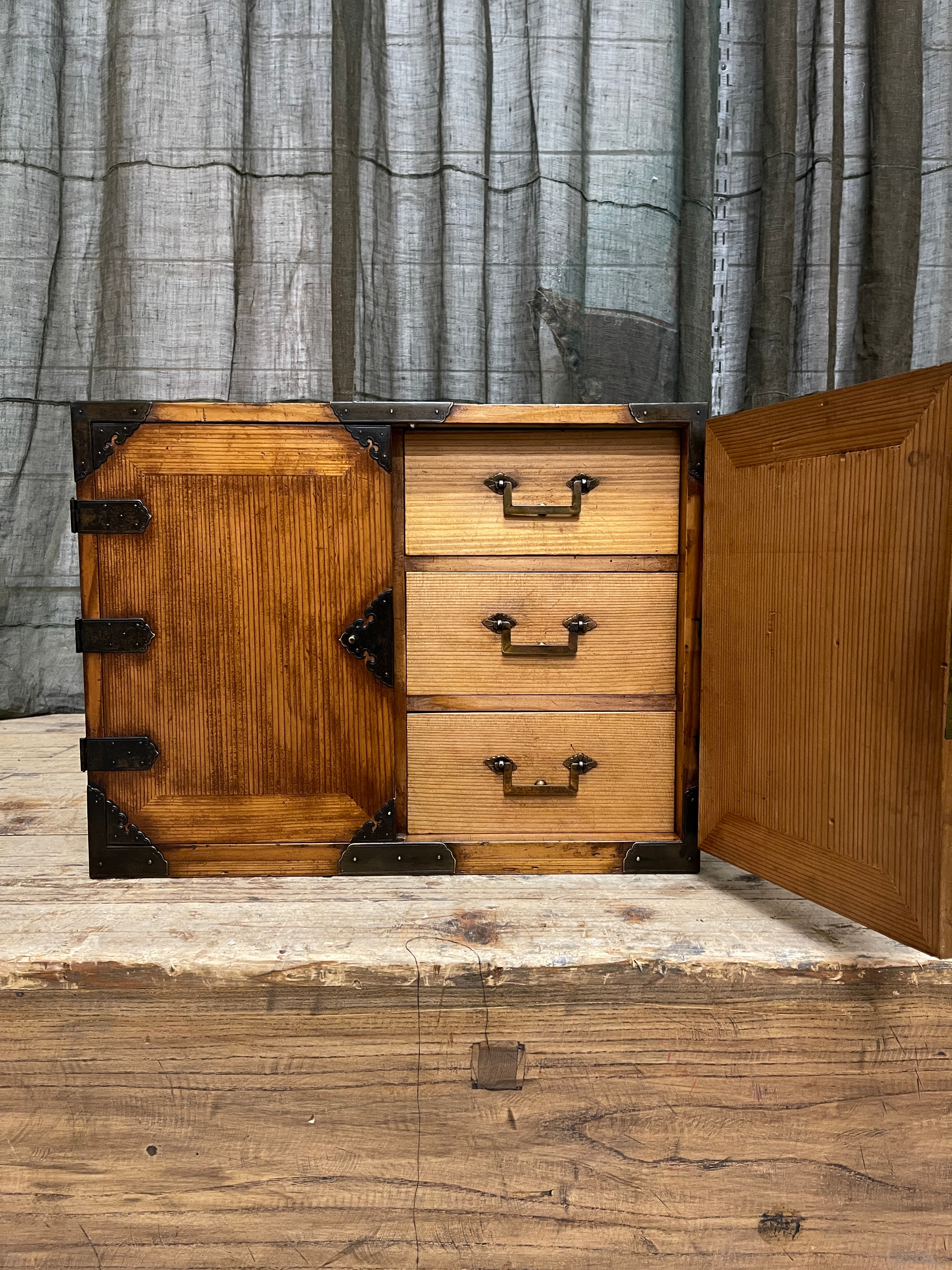Japanese Document Chest - Cedar | Taisho