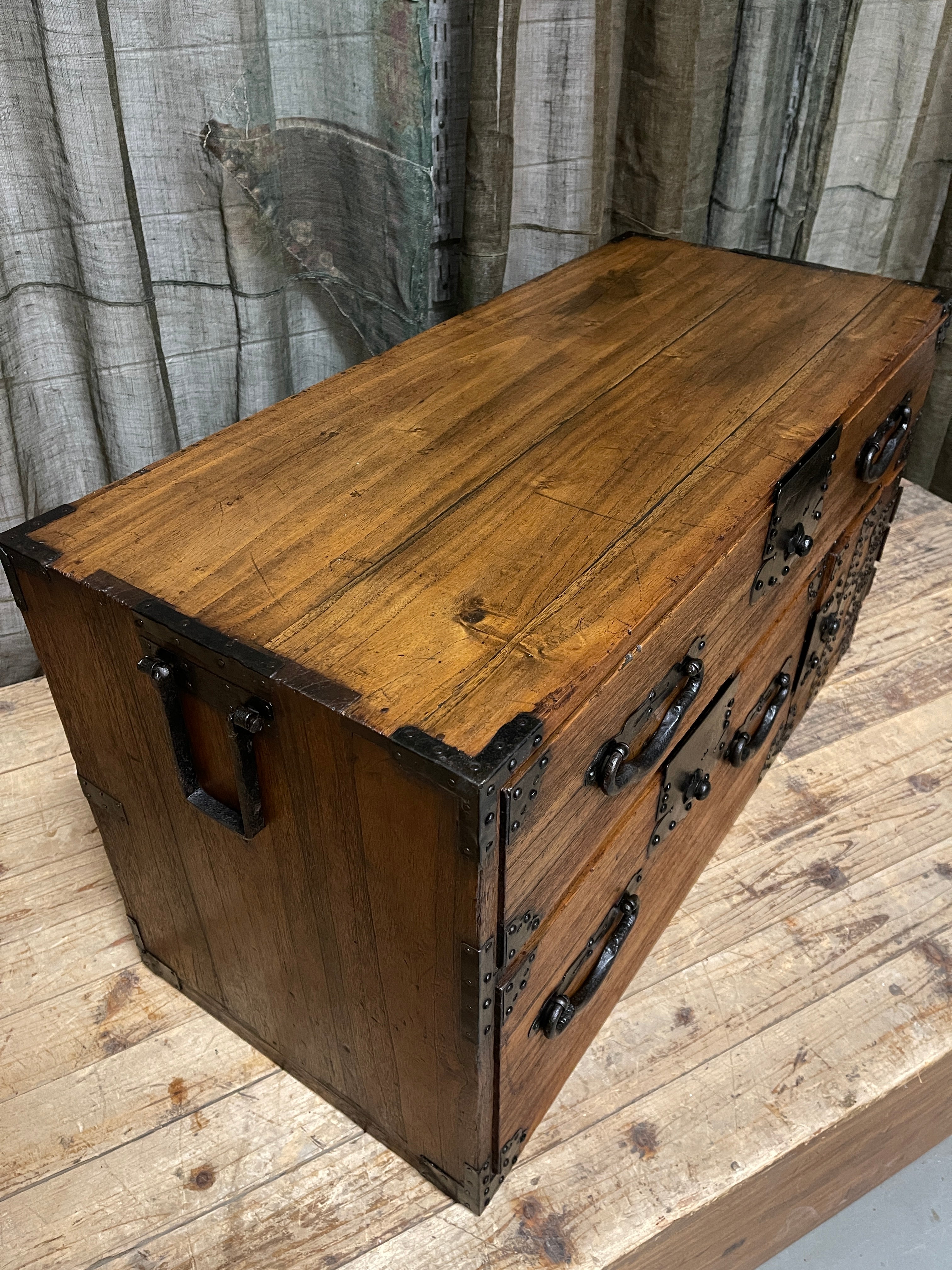 Japanese Low Chest - Paulownia | Meiji