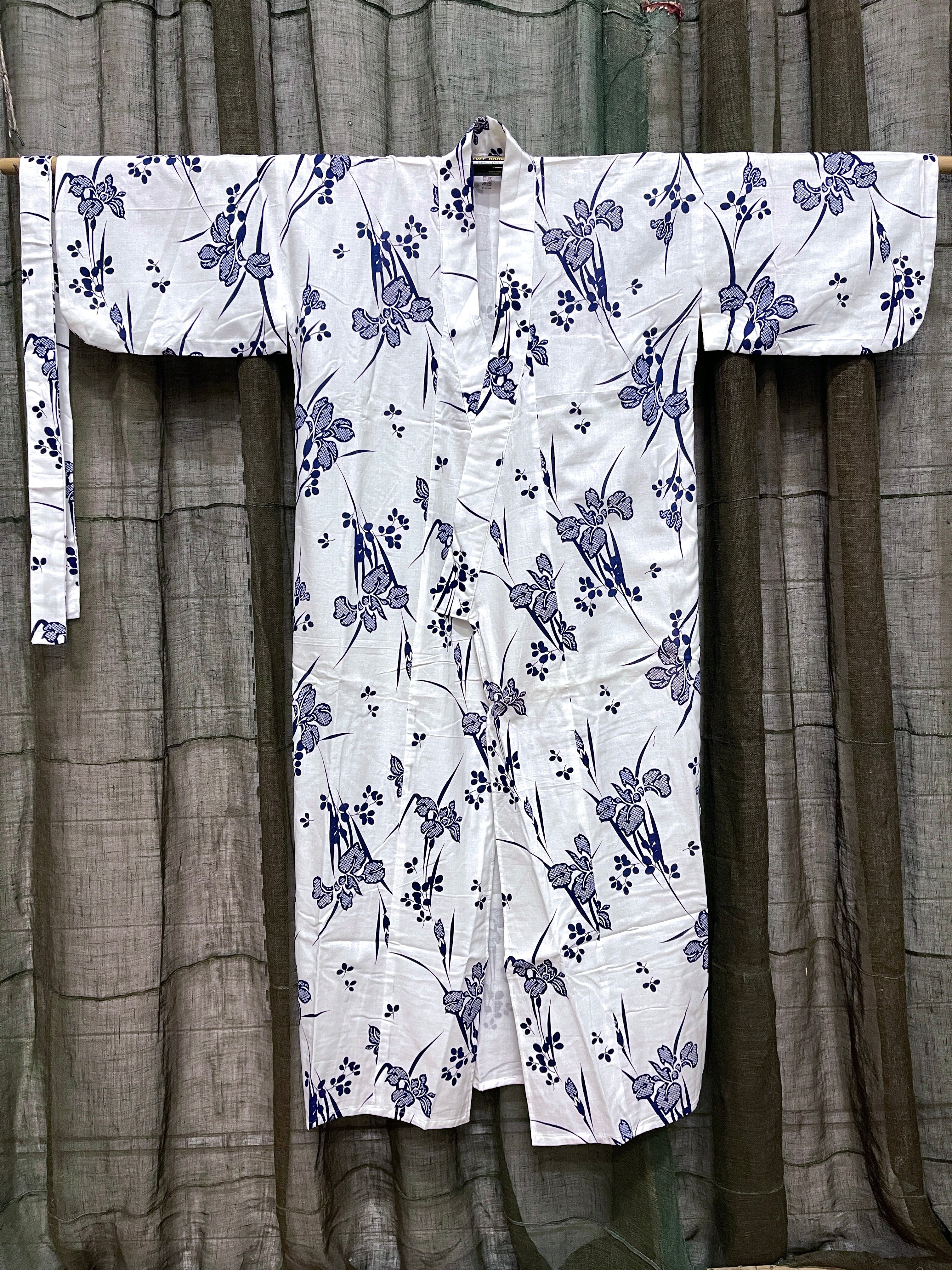 Nemaki, Japanese Cotton House Robe - Unisex