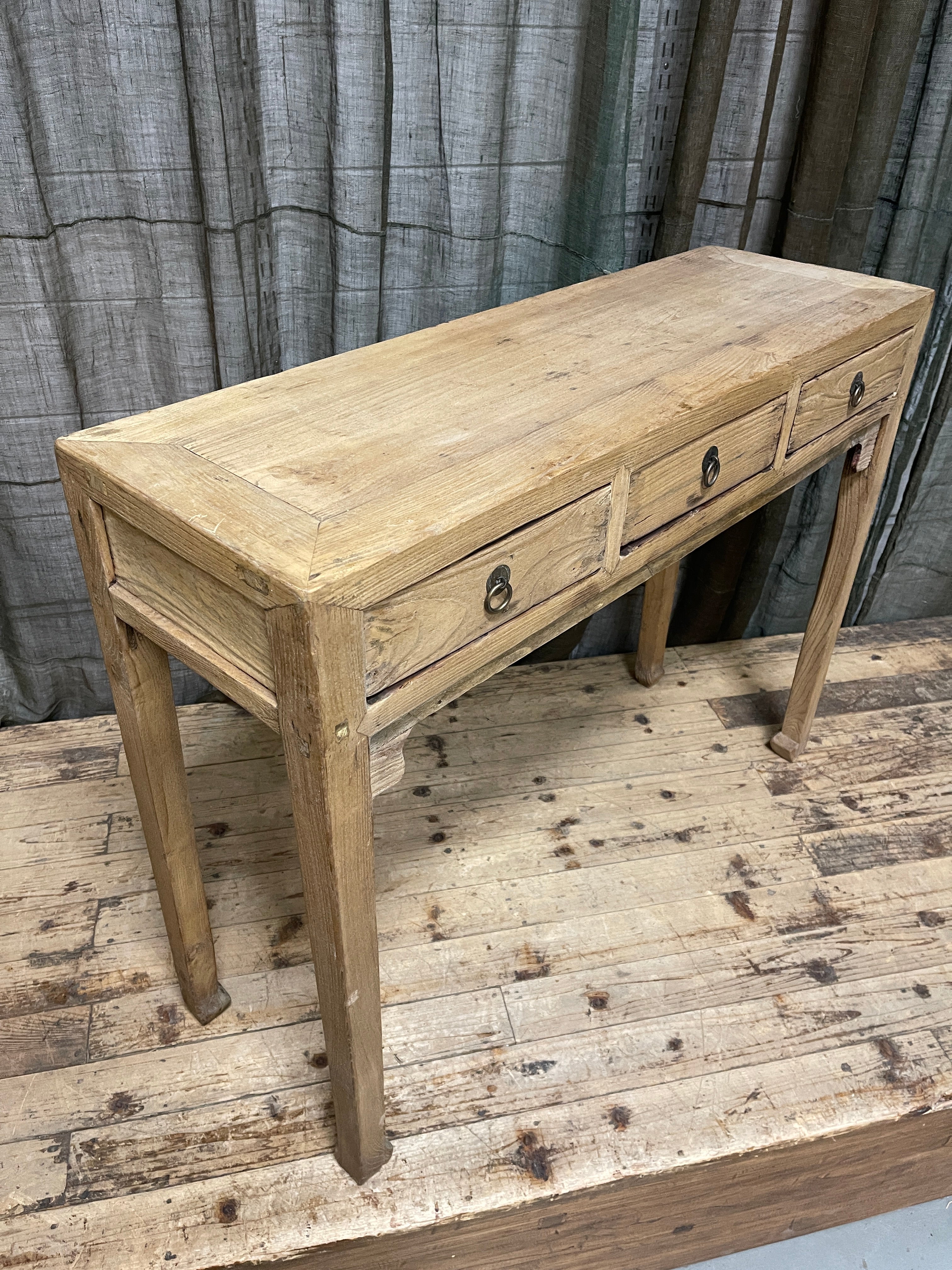 Antique Chinese Hall Table | Elm