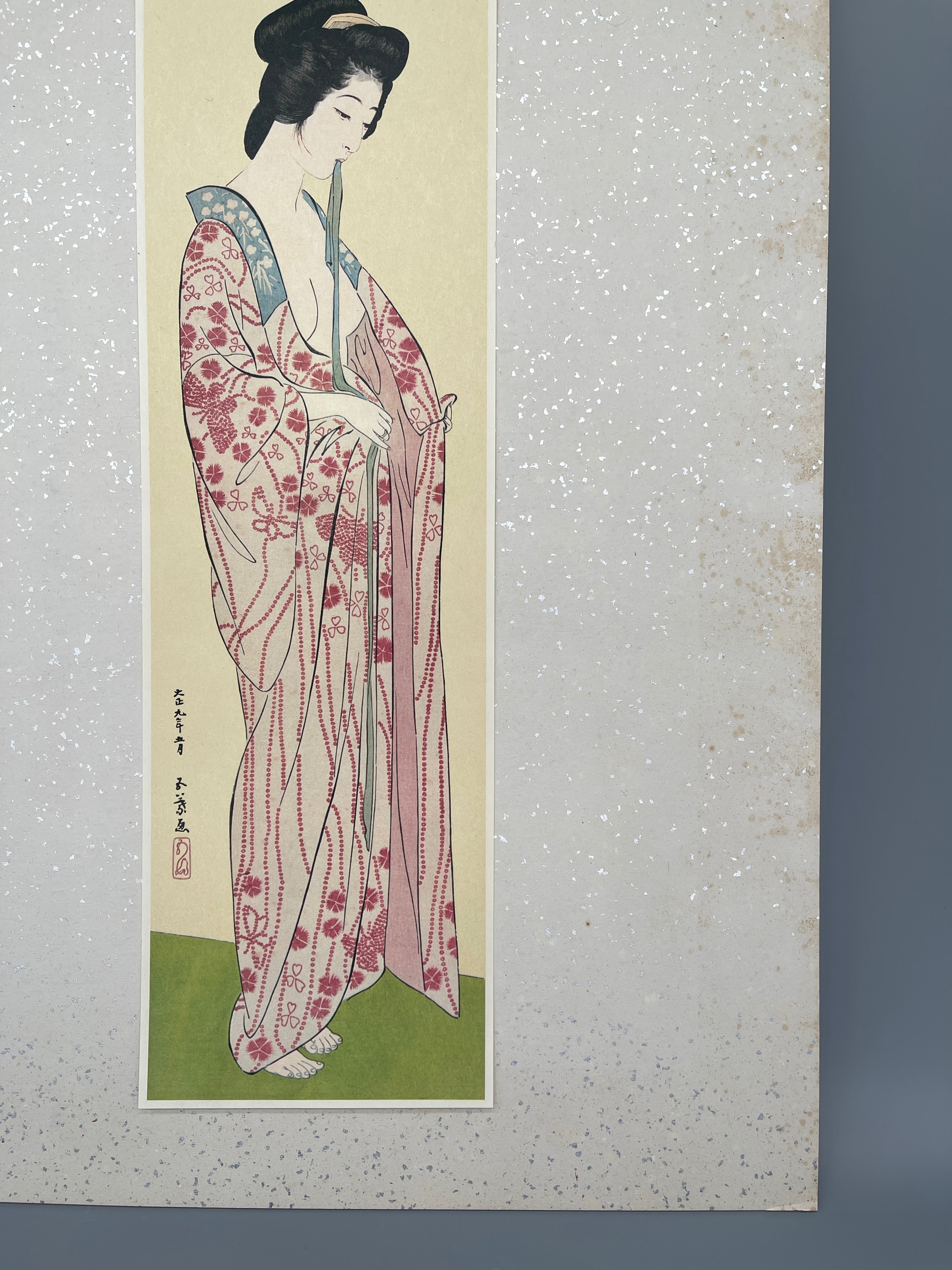 Japanese Woodblock Print By Goyo Hashiguchi