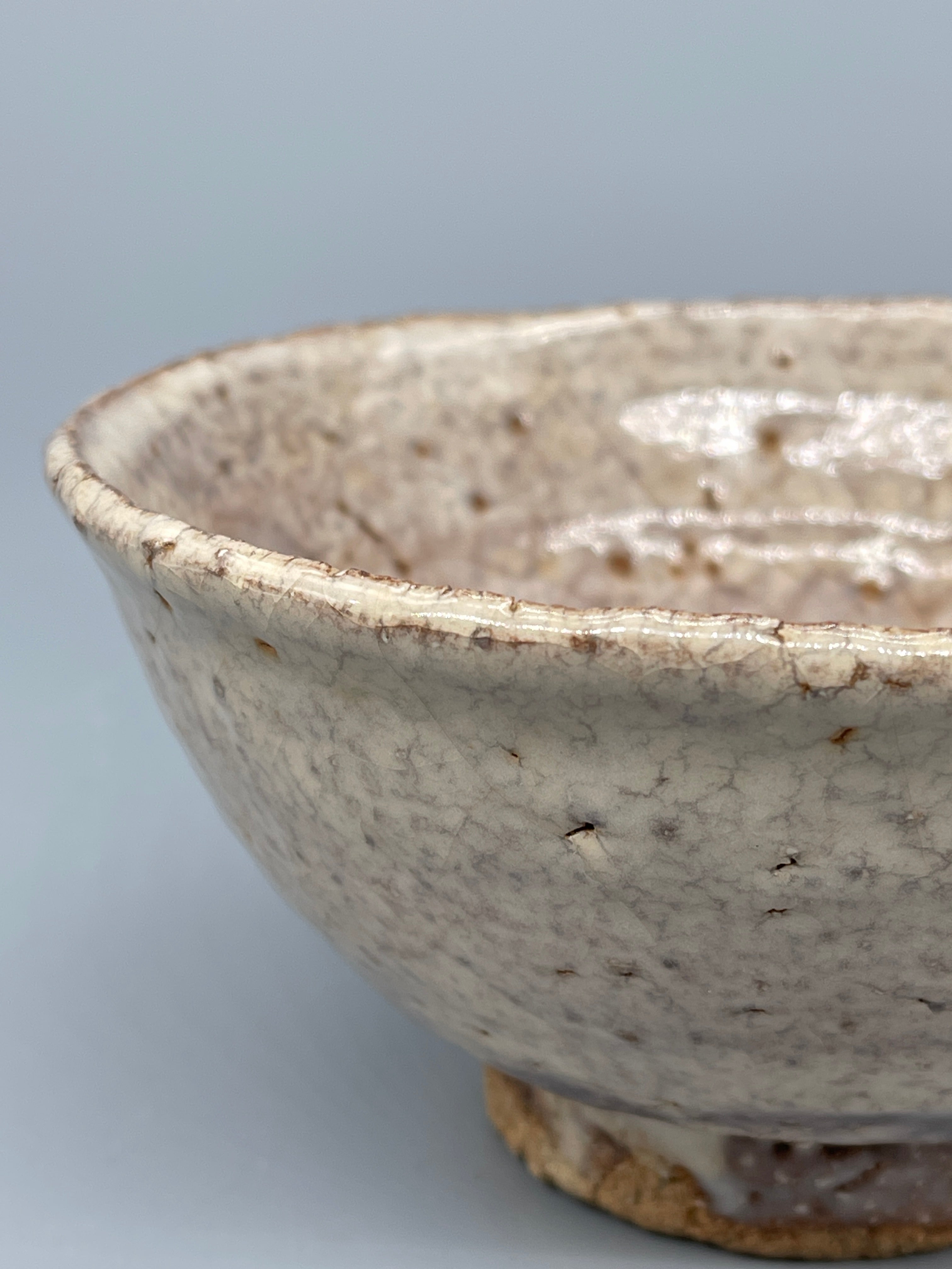 Vintage Japanese Hagi-Ware Matcha Bowl, Chawan - By Yoshida Shuen