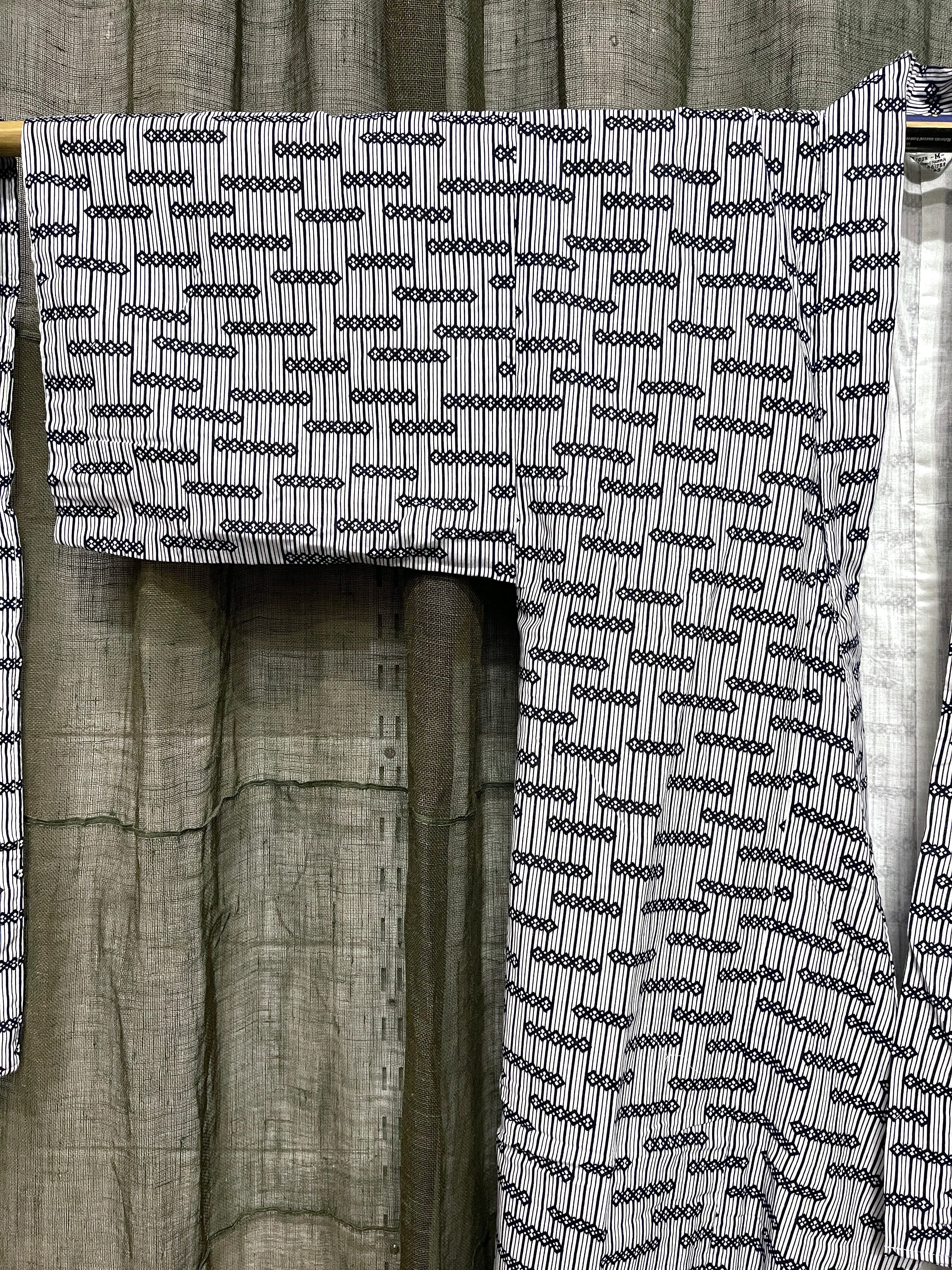 Nemaki, Japanese Cotton House Robe - Unisex