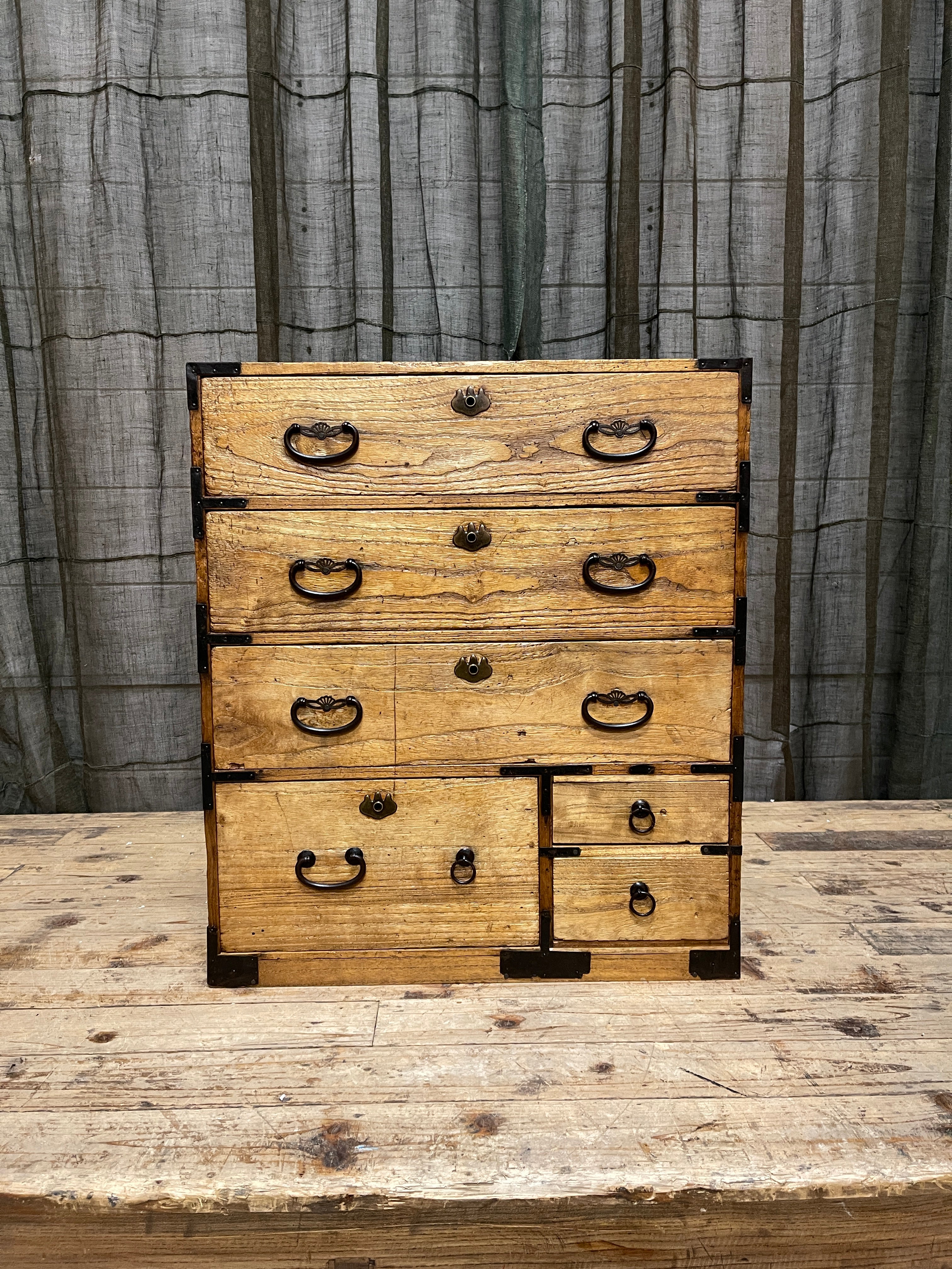 Ko Dansu, Japanese Side Cabinet - Paulownia & Cypress | Taisho
