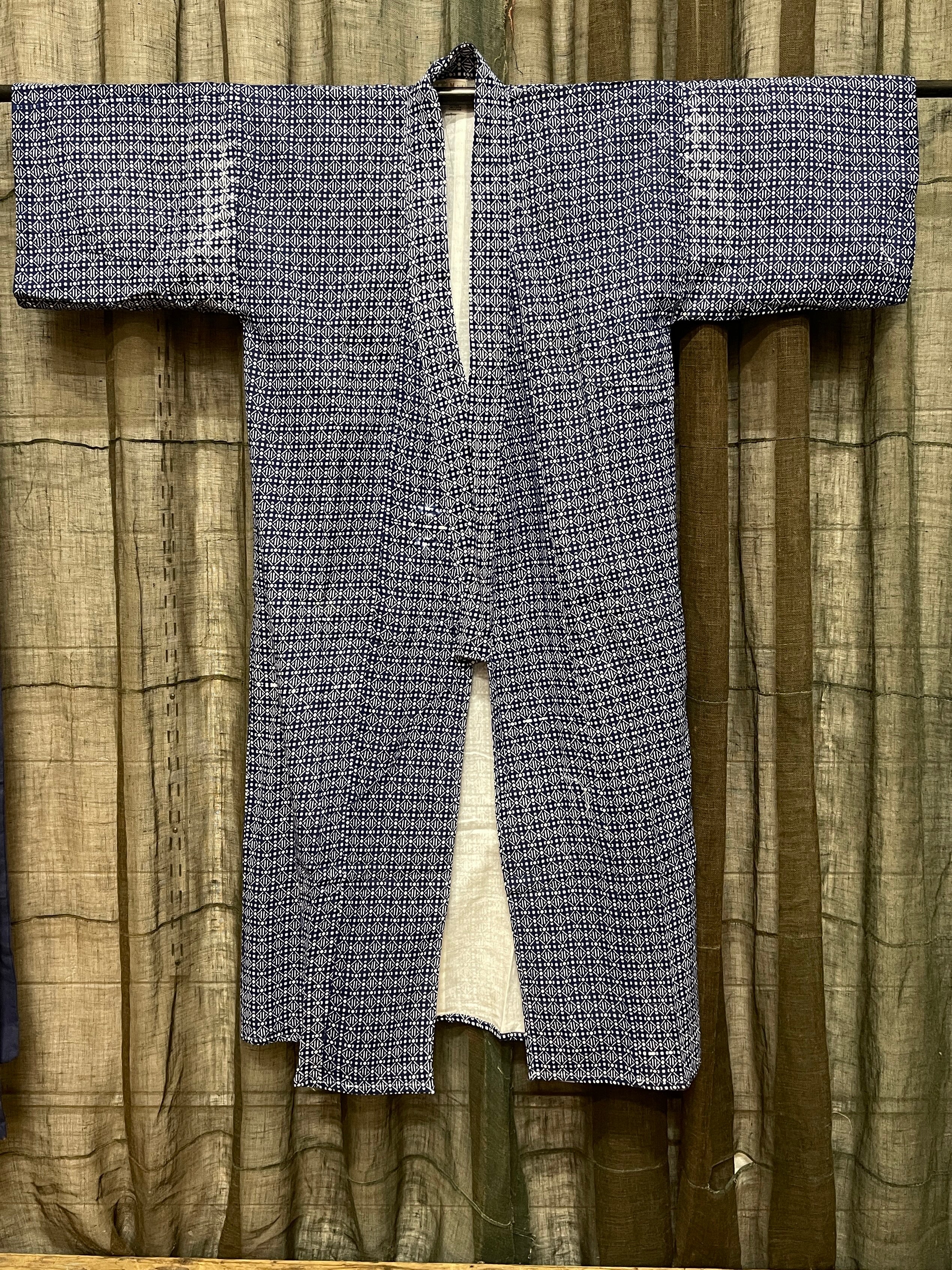 Nemaki, Japanese Cotton House Robe - Unisex