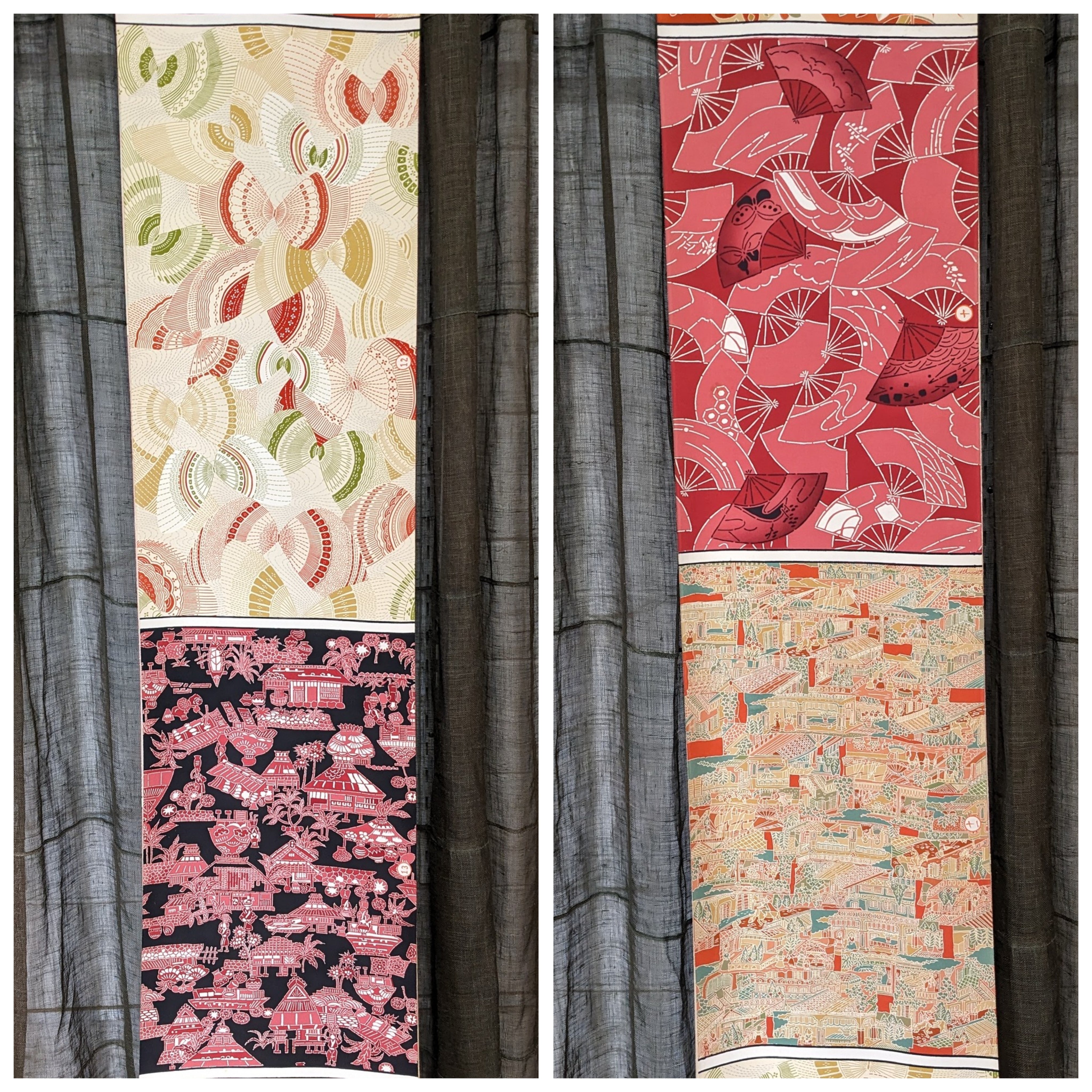 Japanese Kimono Silk Pattern Sample Bolt