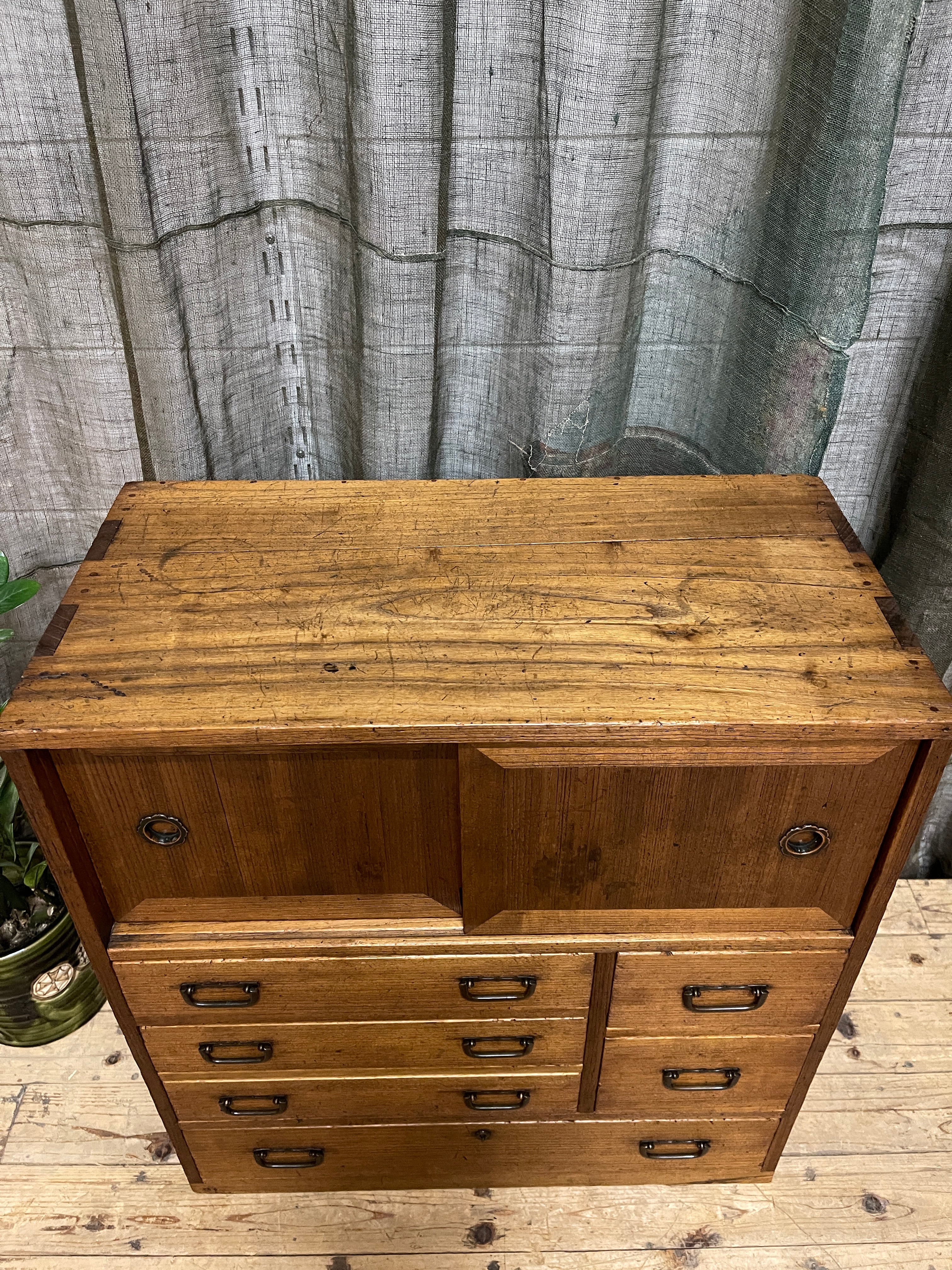 Ko Dansu, Japanese Side Cabinet - Paulownia | 1920's