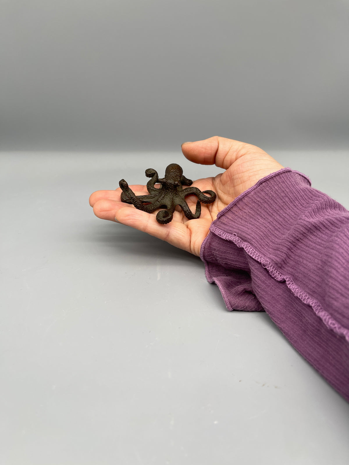 Miniature Chinese Octopus Figurine