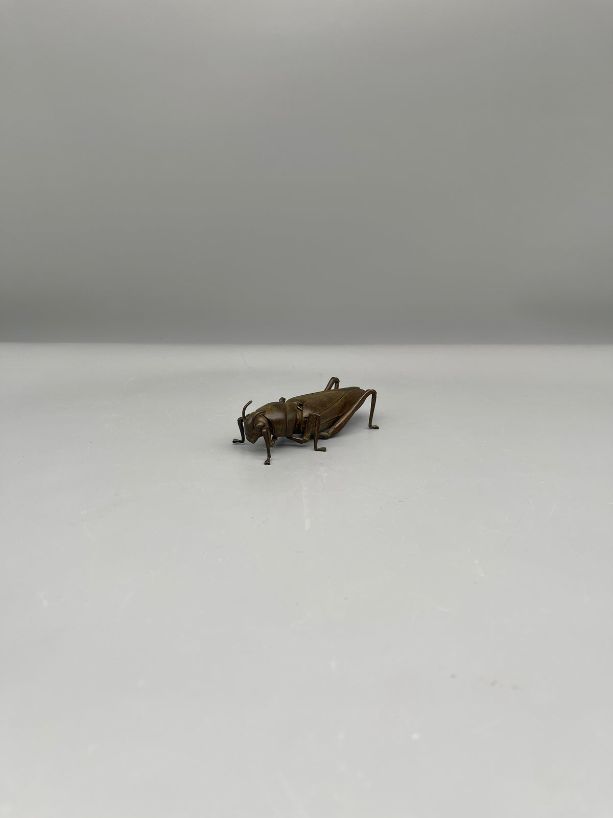 Bronze Chinese Grass Hopper Figurine