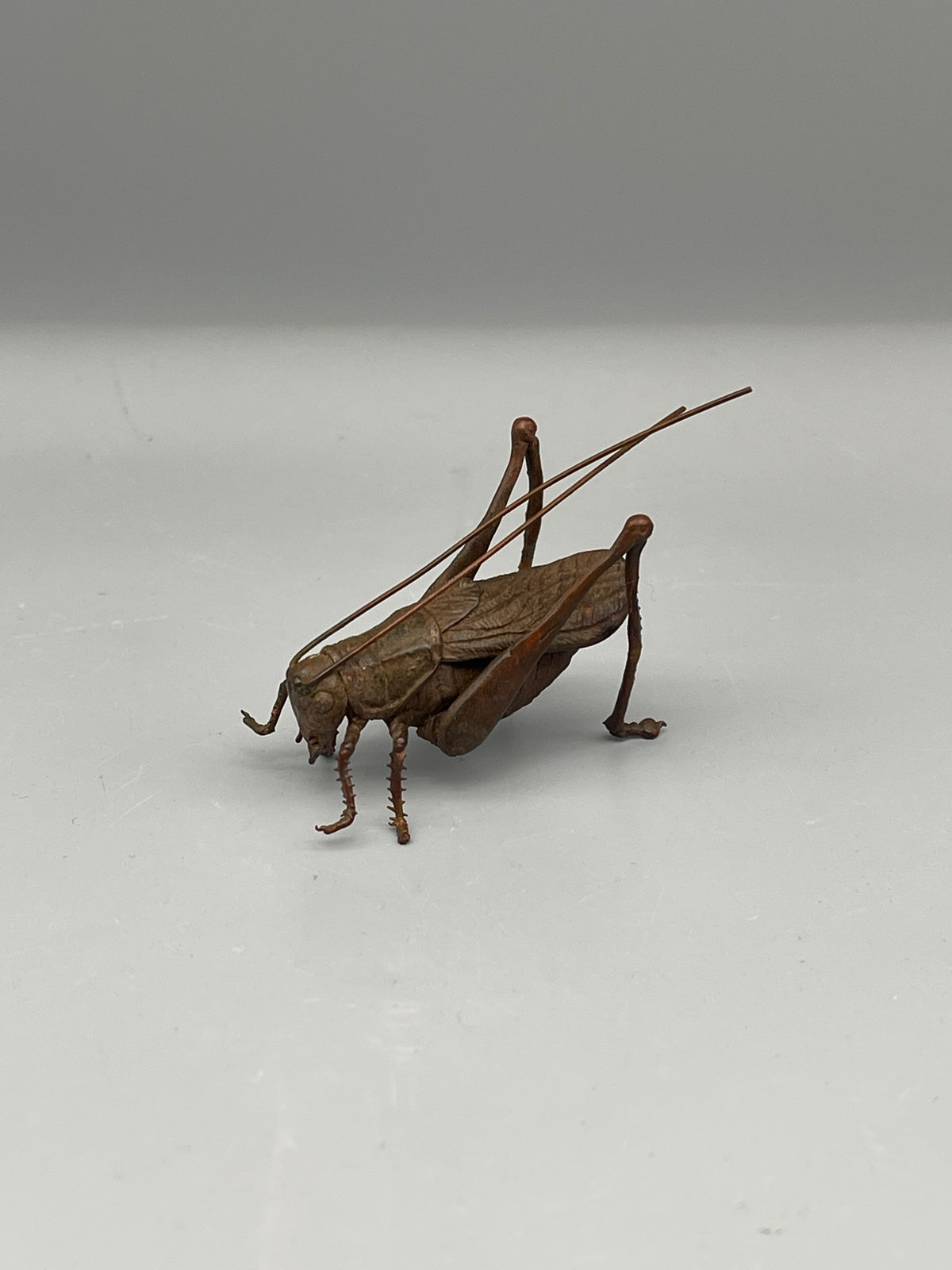 Bronze Chinese Cricket Figurine