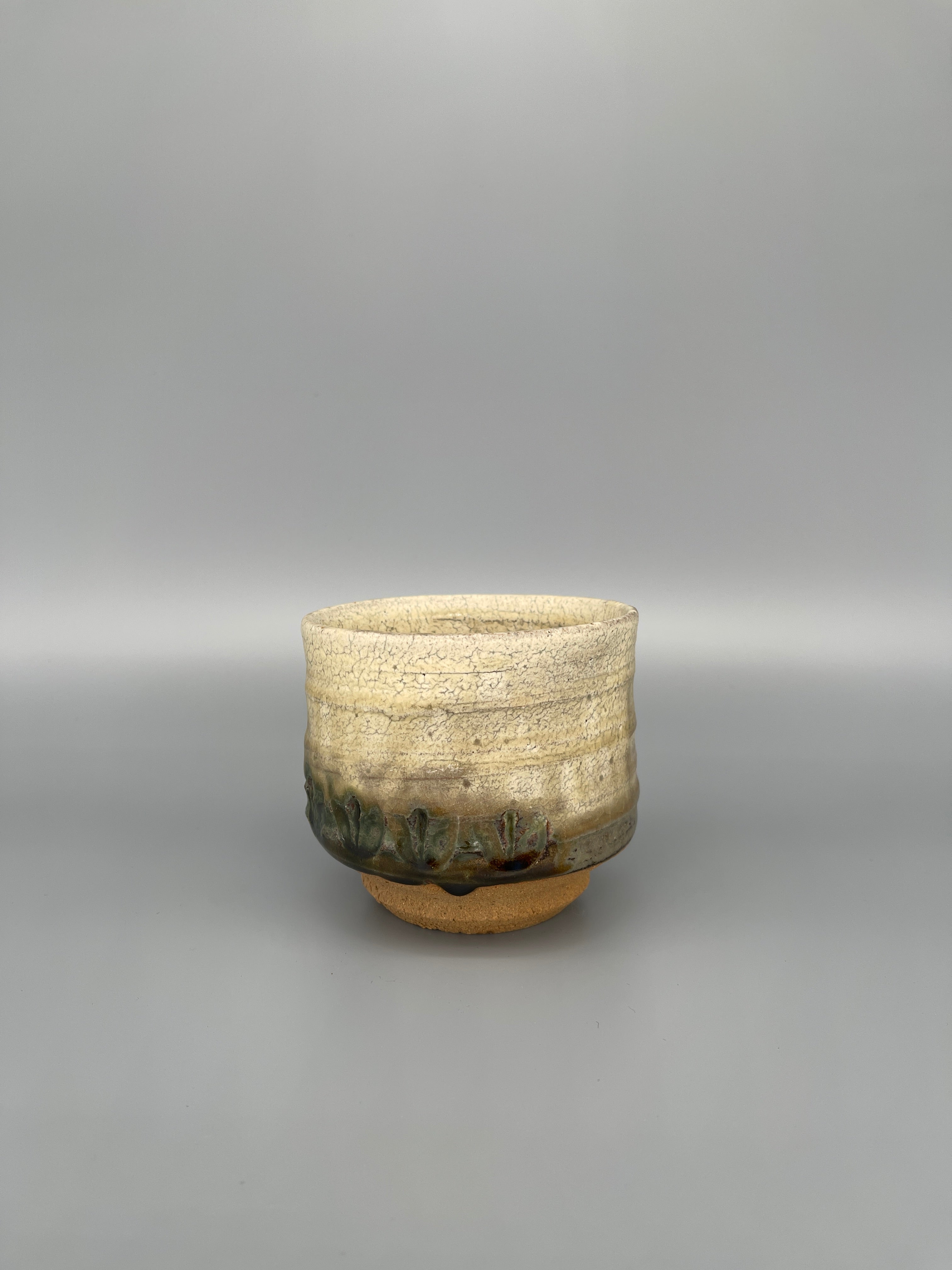 Vintage Japanese Chawan, Matcha Tea Bowl - Earthy Glaze