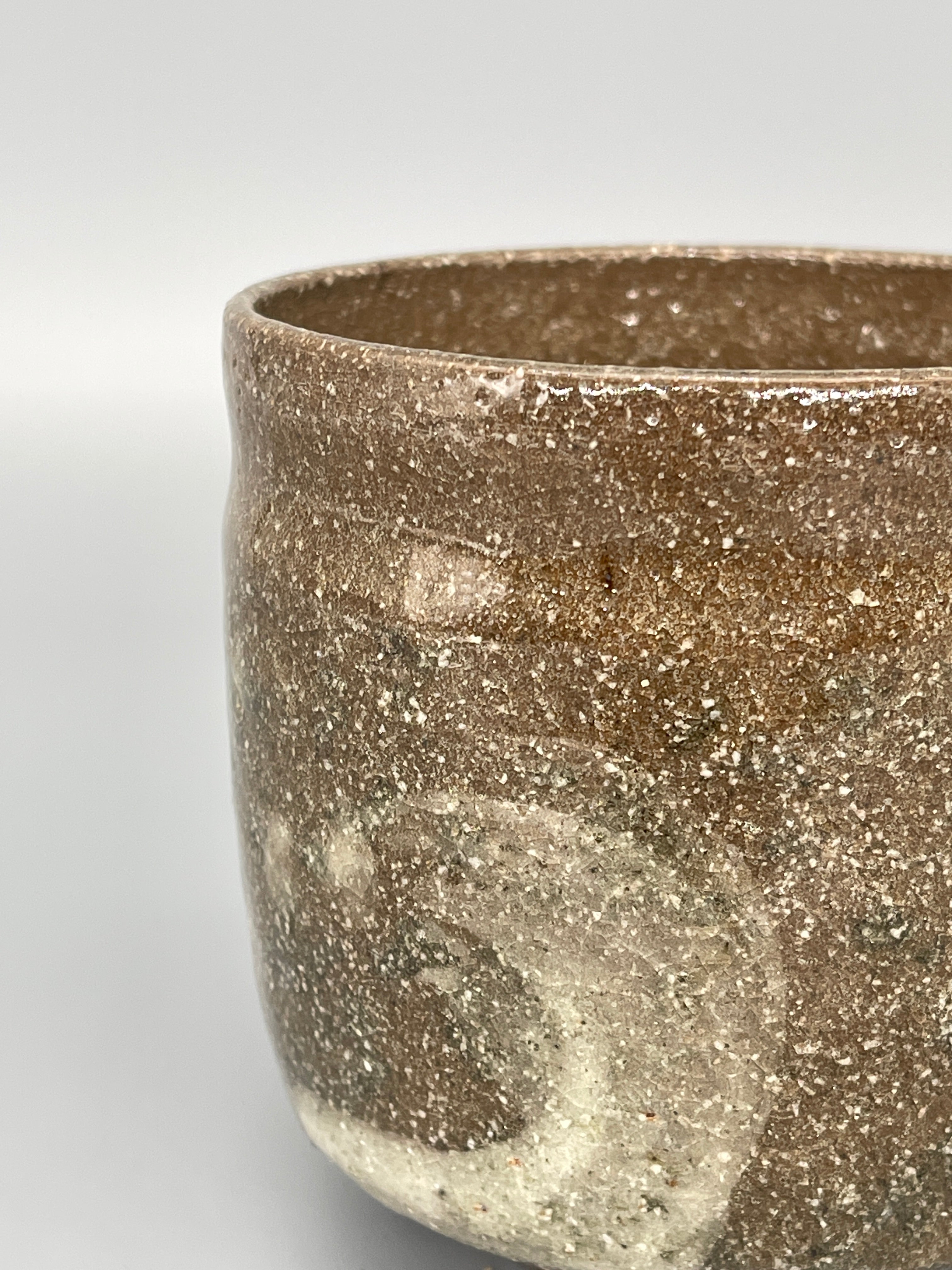 Vintage Japanese Matcha Bowl, Chawan - Brown Glaze