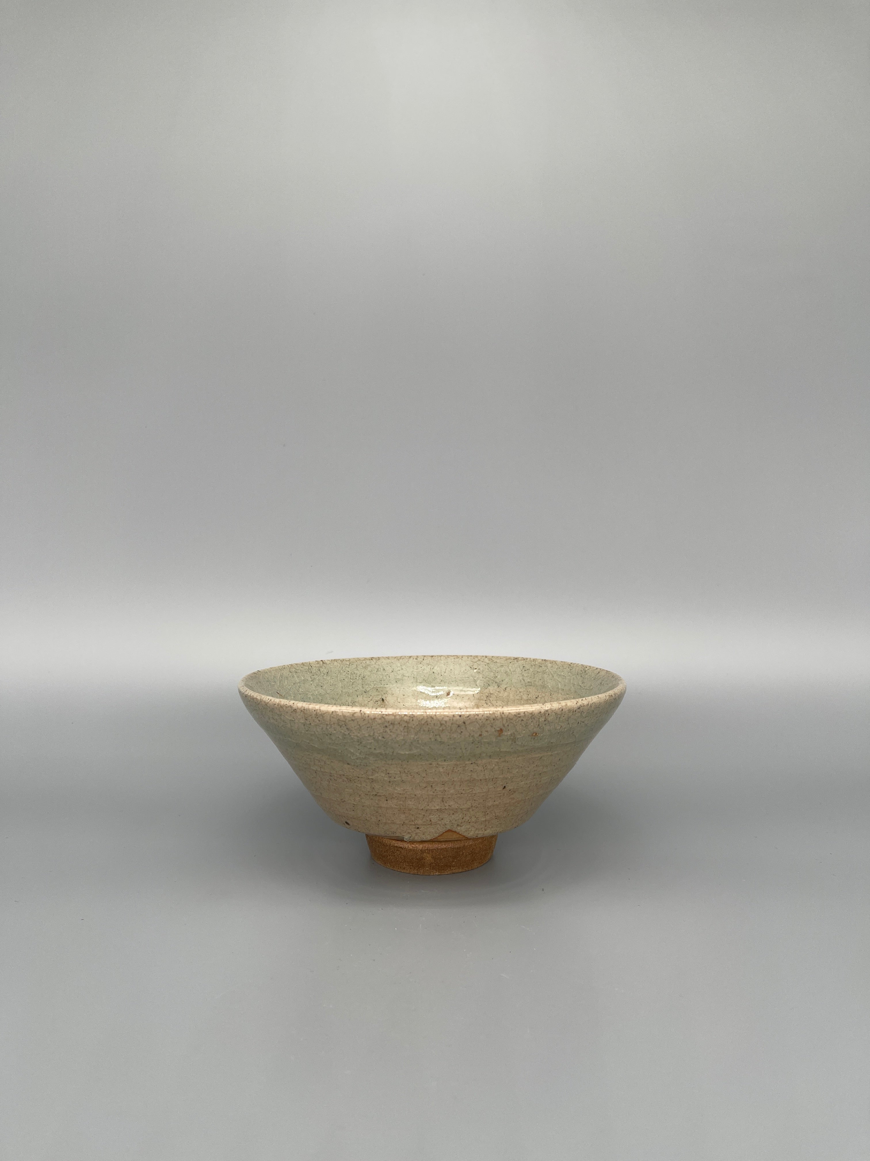 Vintage Japanese Matcha Bowl, Chawan - Grey