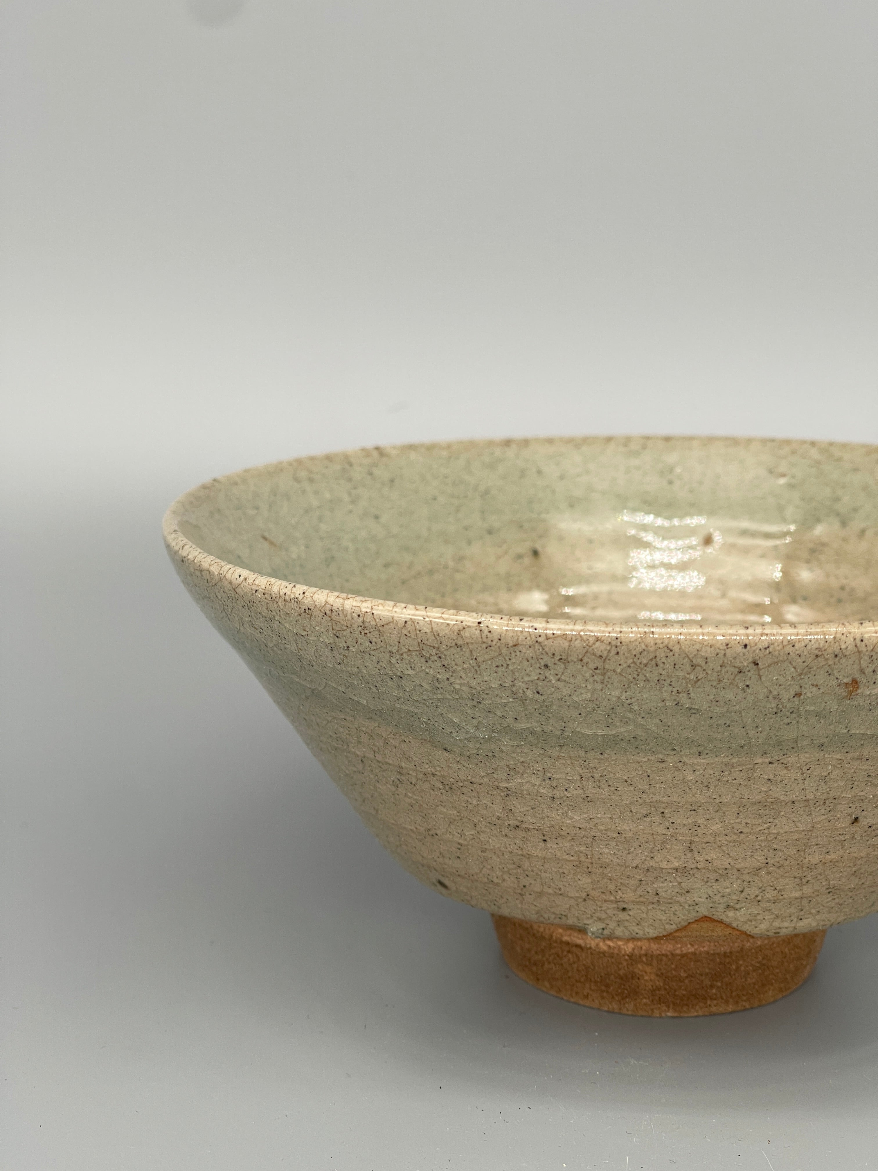Vintage Japanese Matcha Bowl, Chawan - Grey